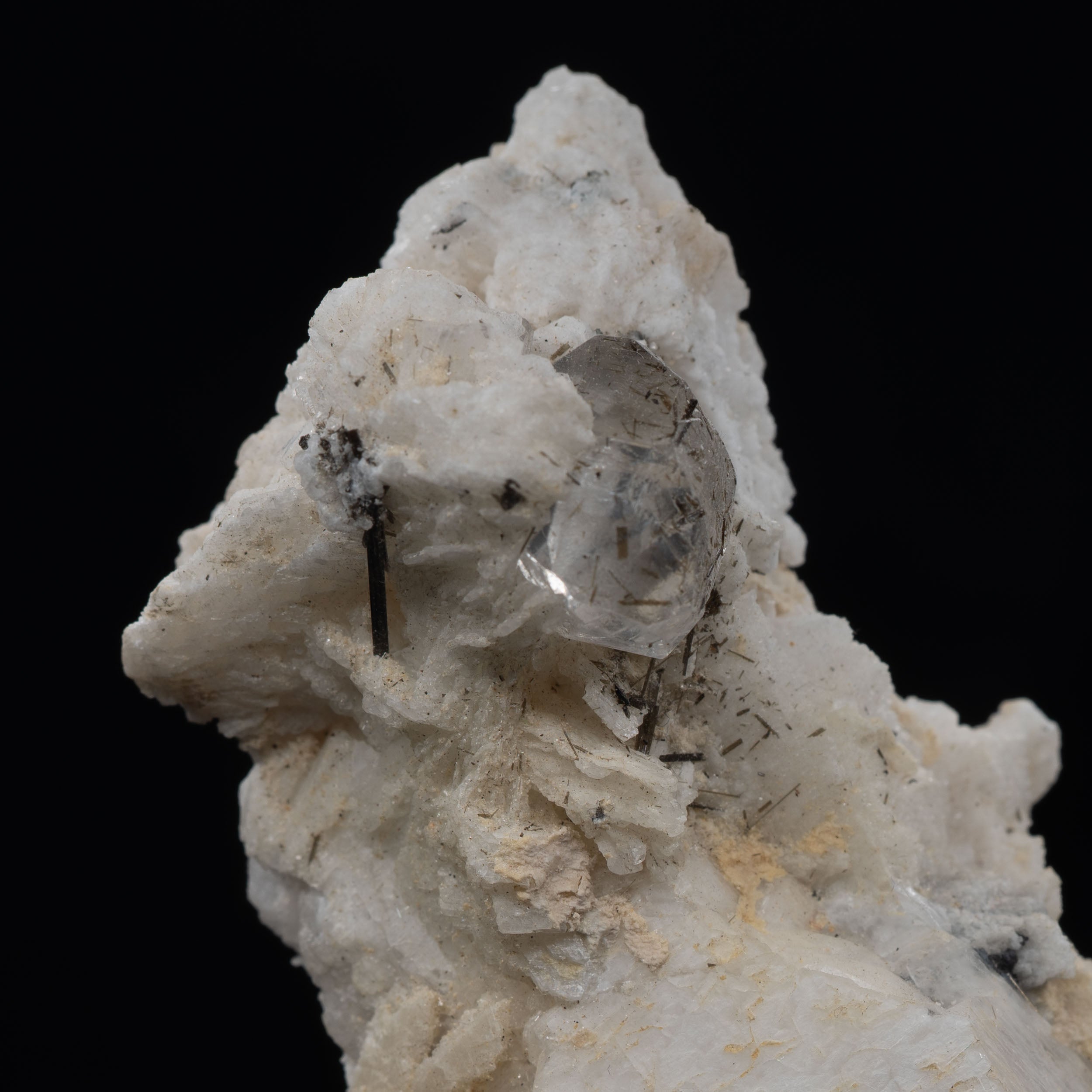 Tourmaline-Needle Topaz on Albite & Schorl – Shigar Valley Pakistan