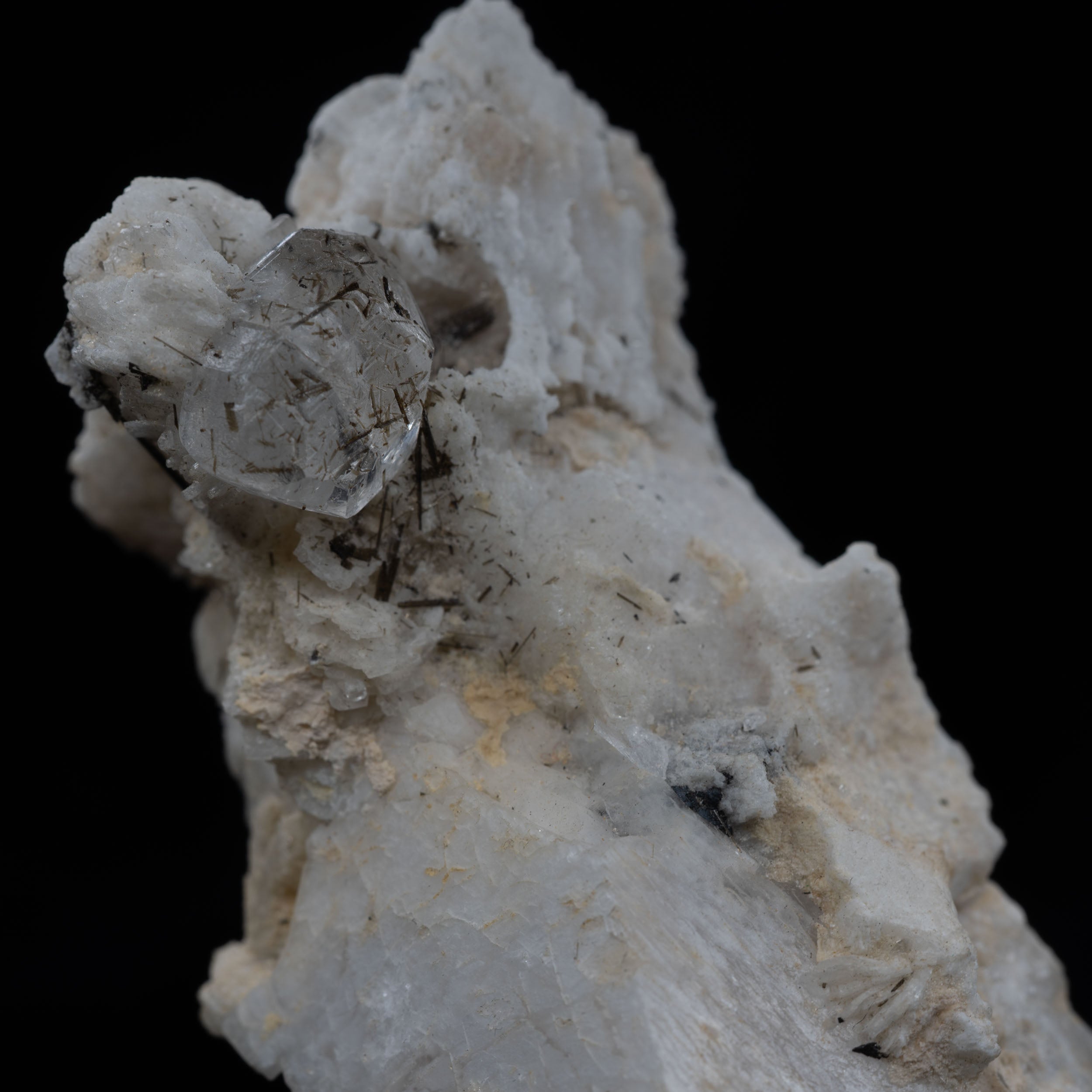 Tourmaline-Needle Topaz on Albite & Schorl – Shigar Valley Pakistan