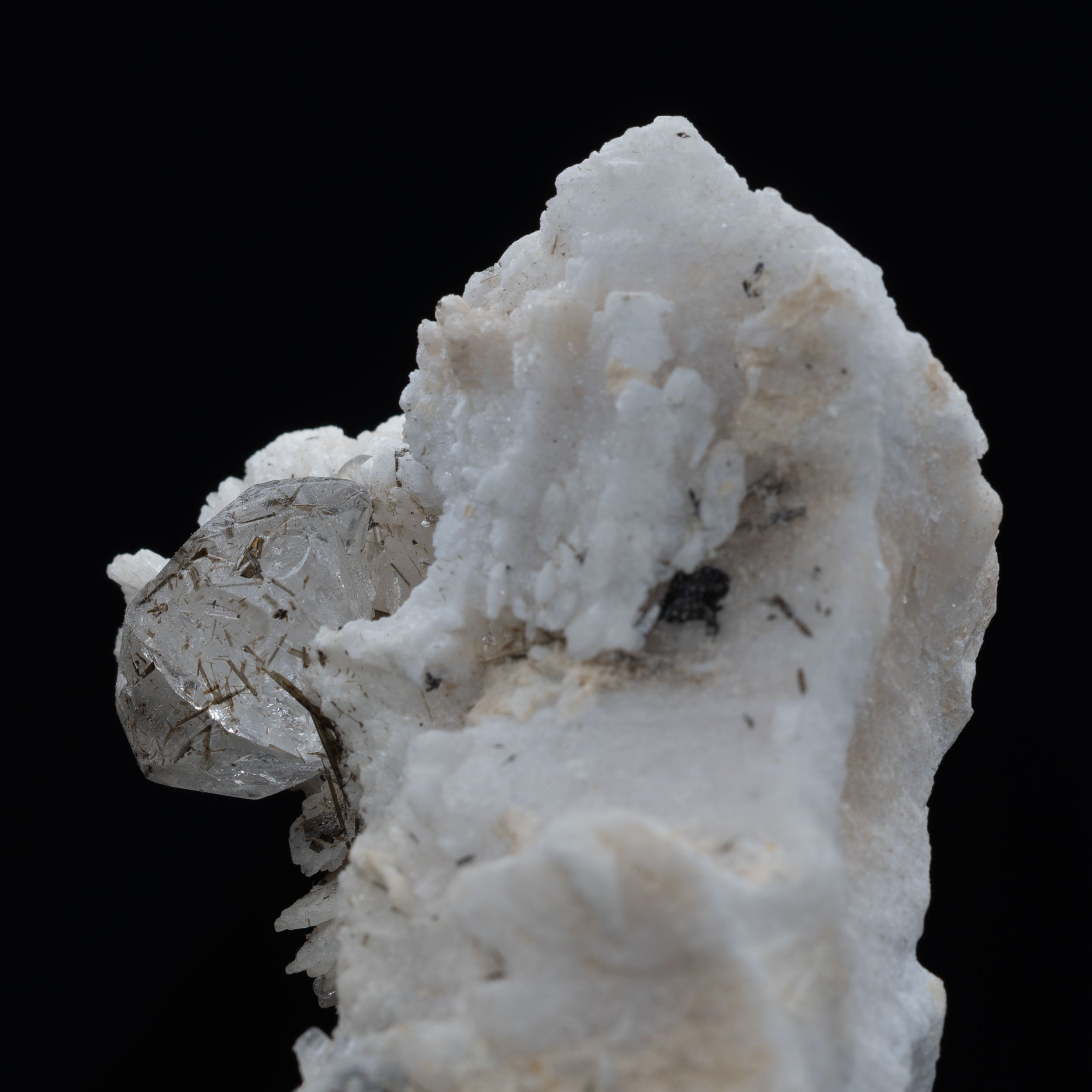 Tourmaline-Needle Topaz on Albite & Schorl – Shigar Valley Pakistan