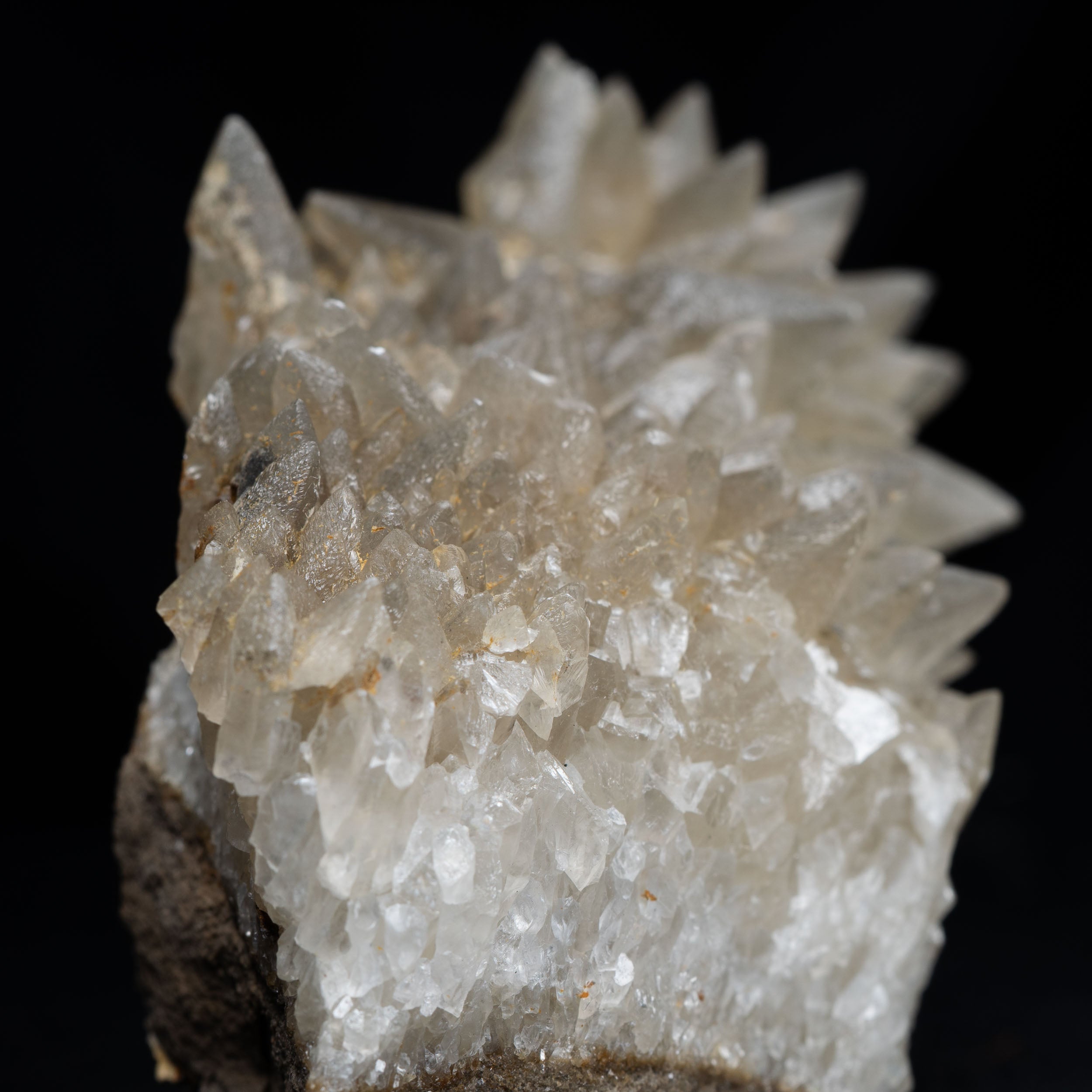 Dog-tooth Calcite Hedgehog Cluster – 8 cm Kentucky Limestone