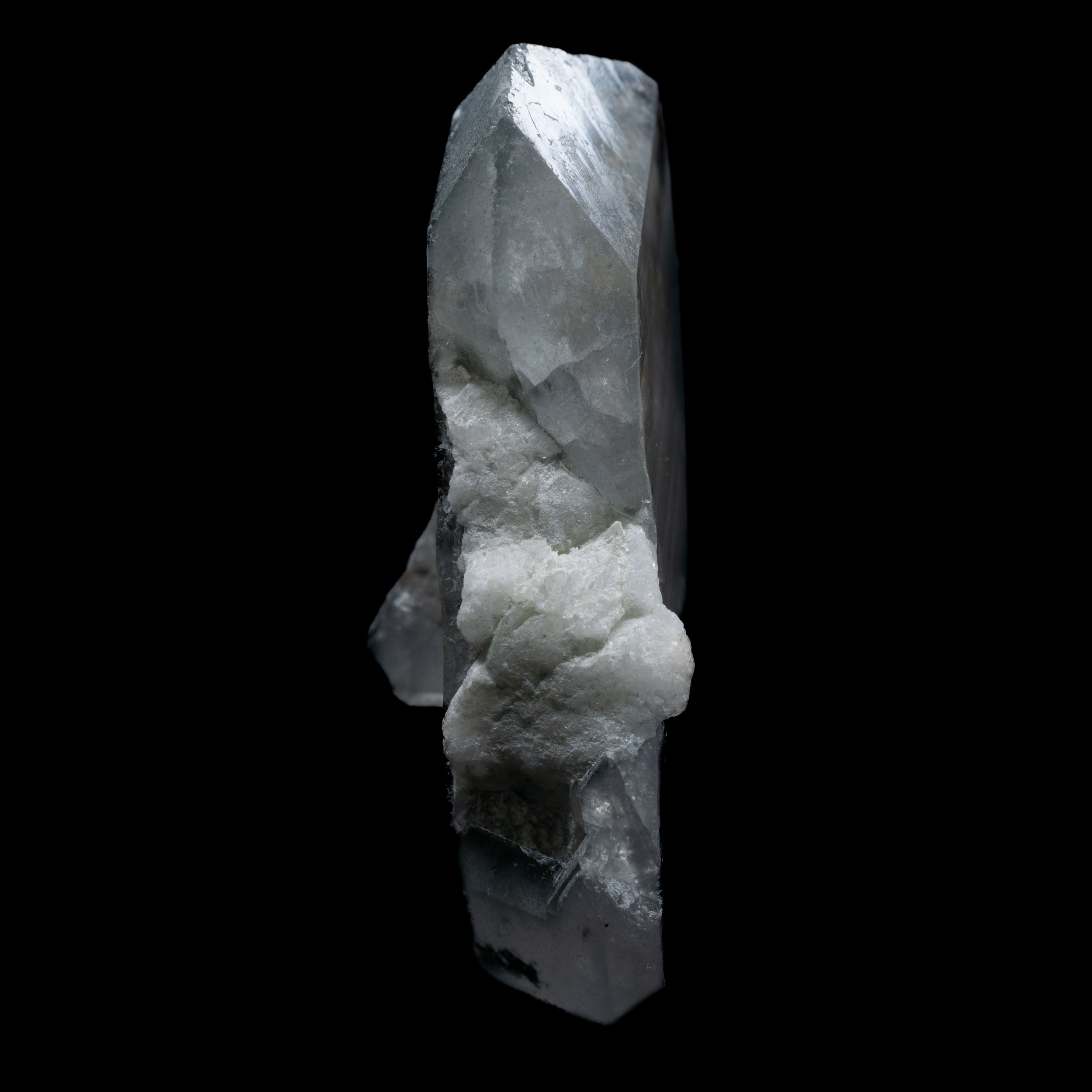 Smoky Blue Quartz with Magnesio-riebeckite needles - Brazil 13.9g