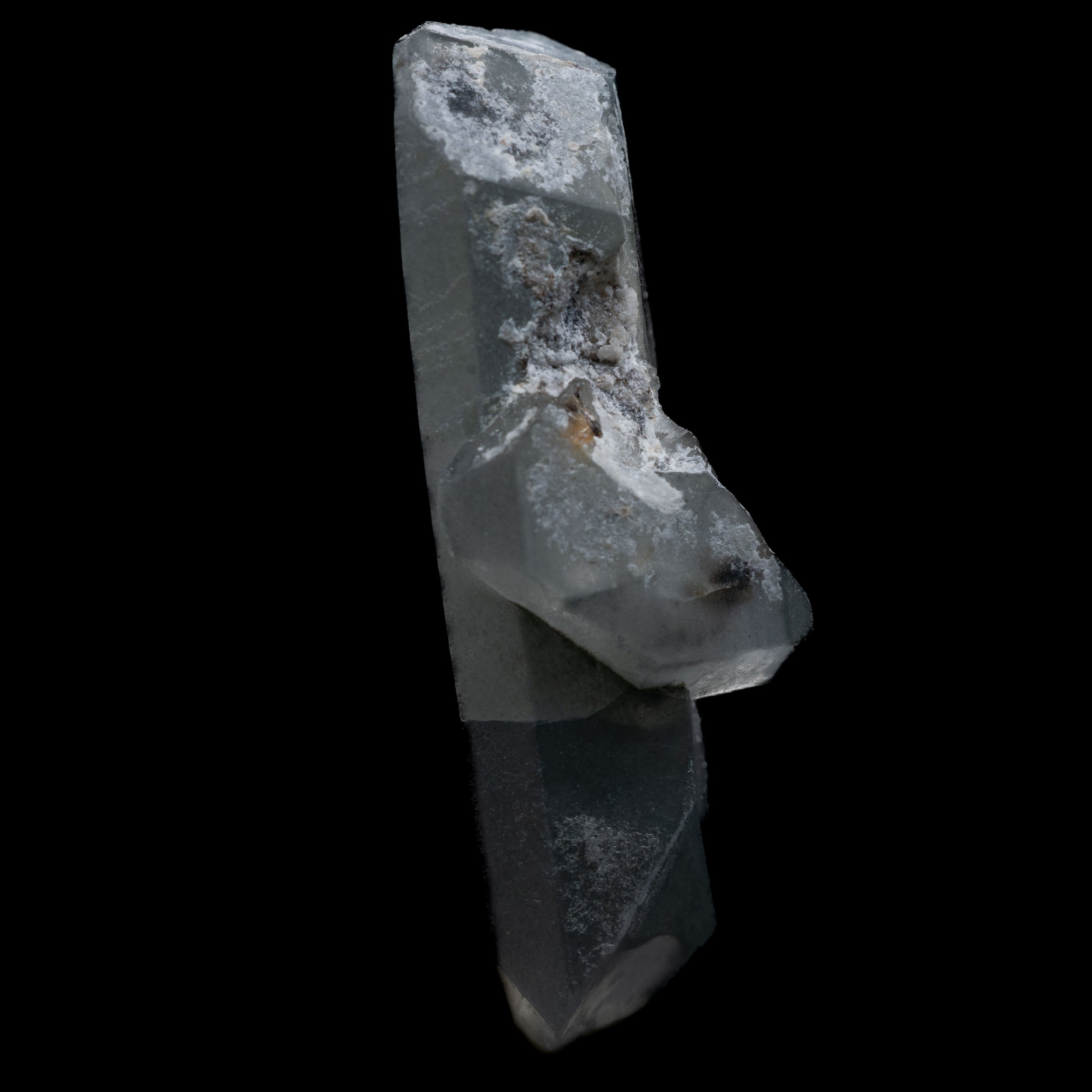 Smoky Blue Quartz with Magnesio-riebeckite needles - Brazil 13.9g