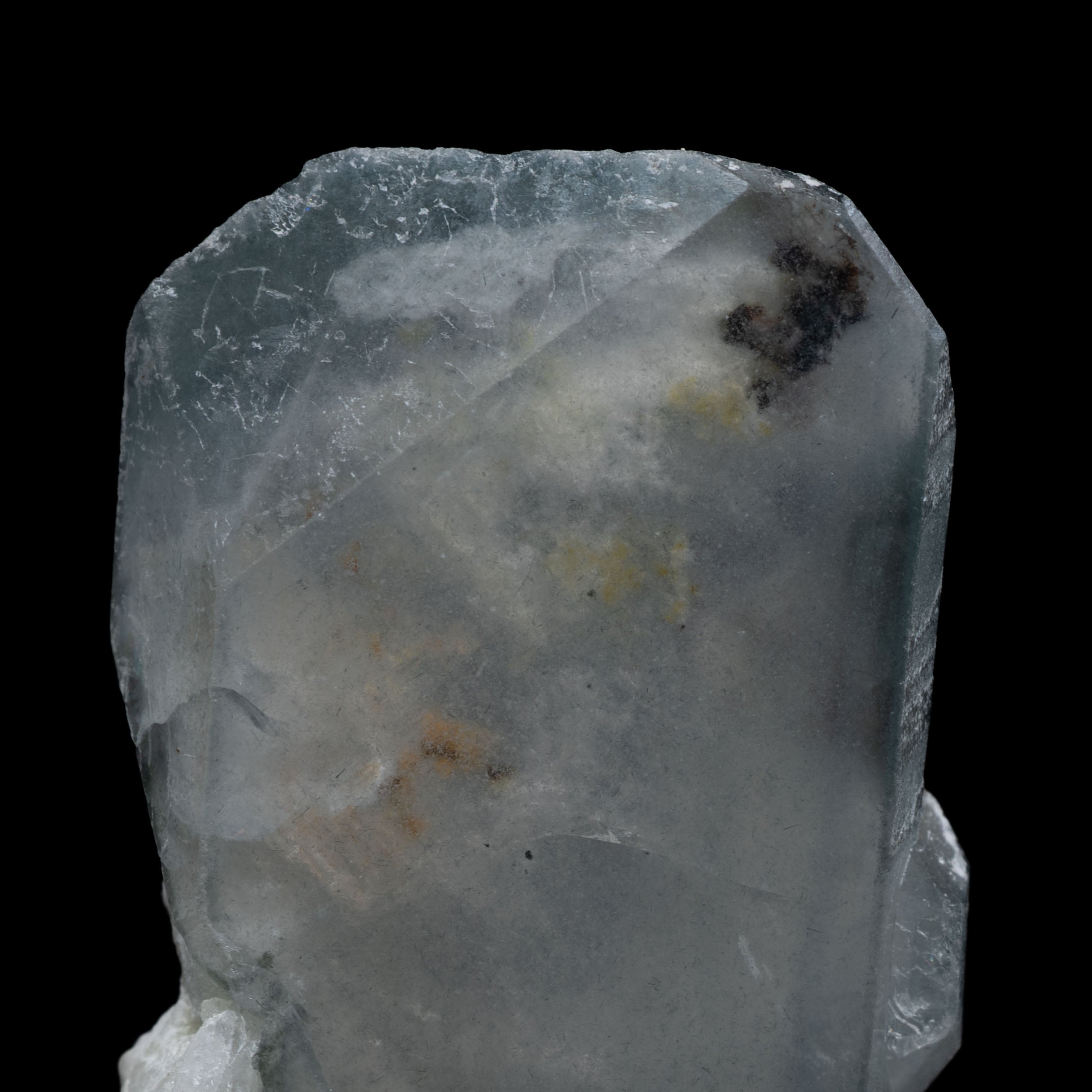 Smoky Blue Quartz with Magnesio-riebeckite needles - Brazil 13.9g