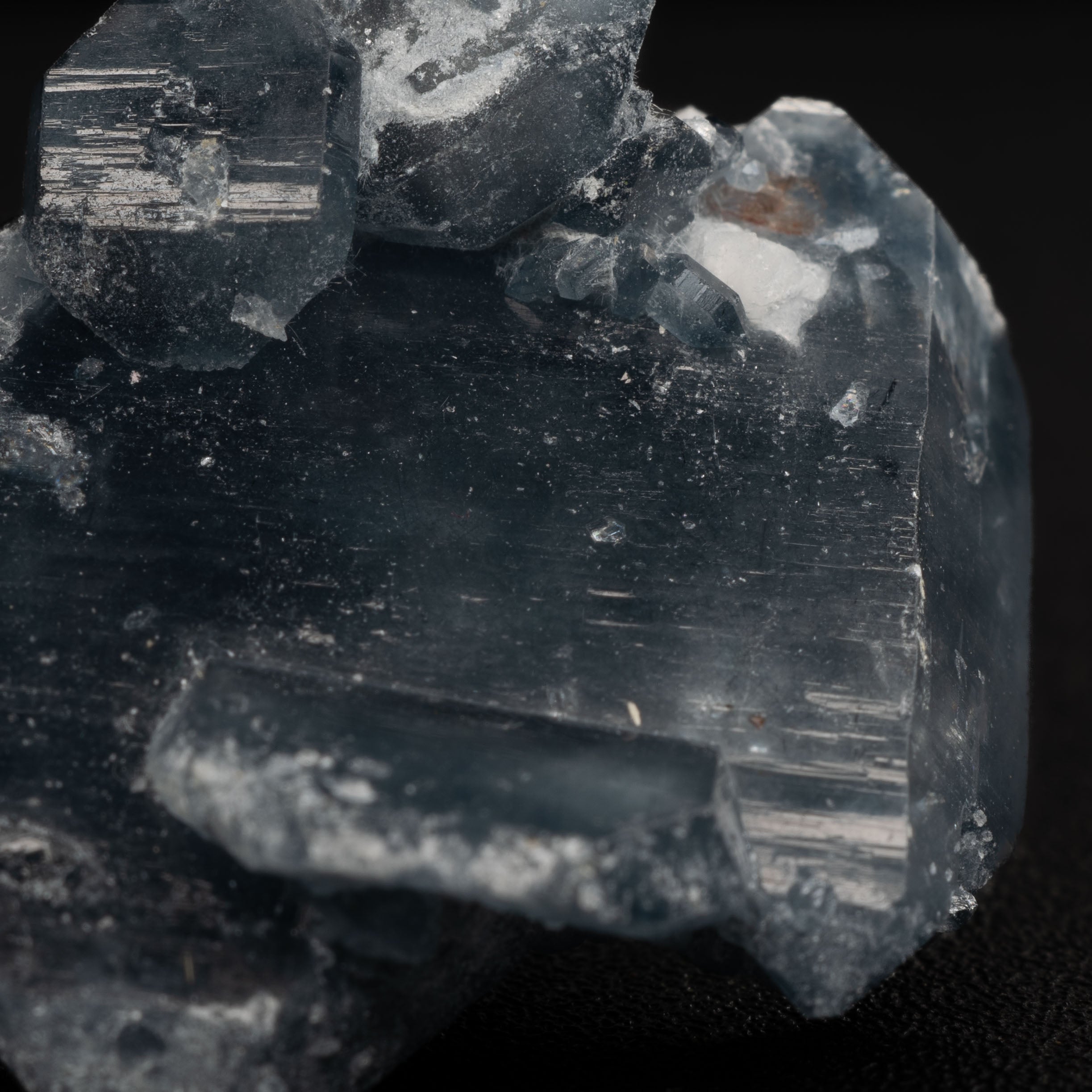 Smoky Blue Quartz with Magnesio-Riebeckite Needles - 7.4g