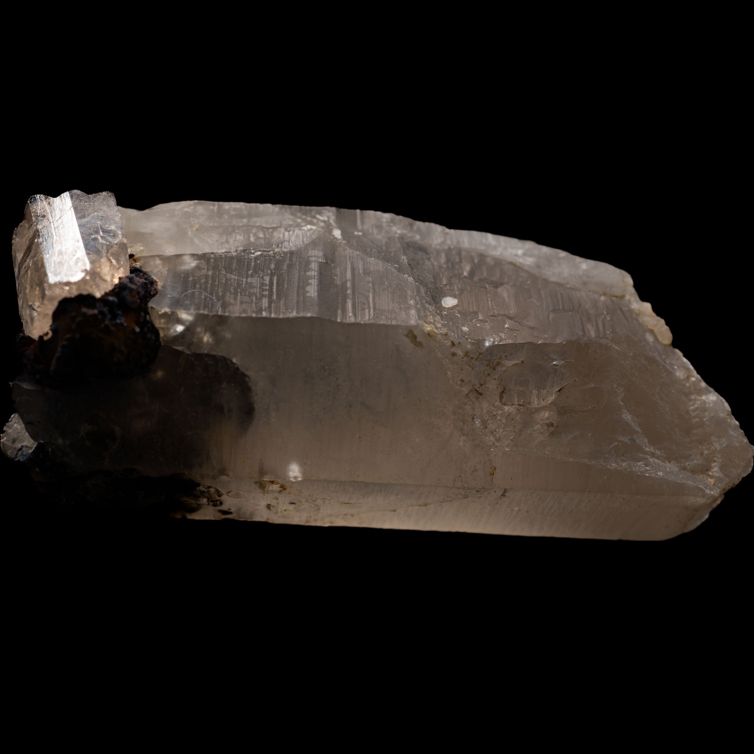 Smoky Quartz with Topaz - 108.52g, Afghanistan