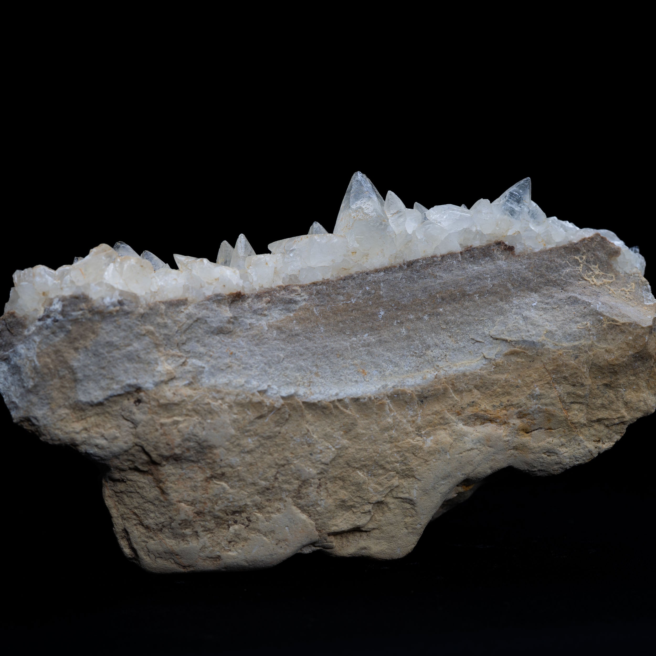 Dog-tooth Calcite Ridge Cluster, Central Kentucky, USA
