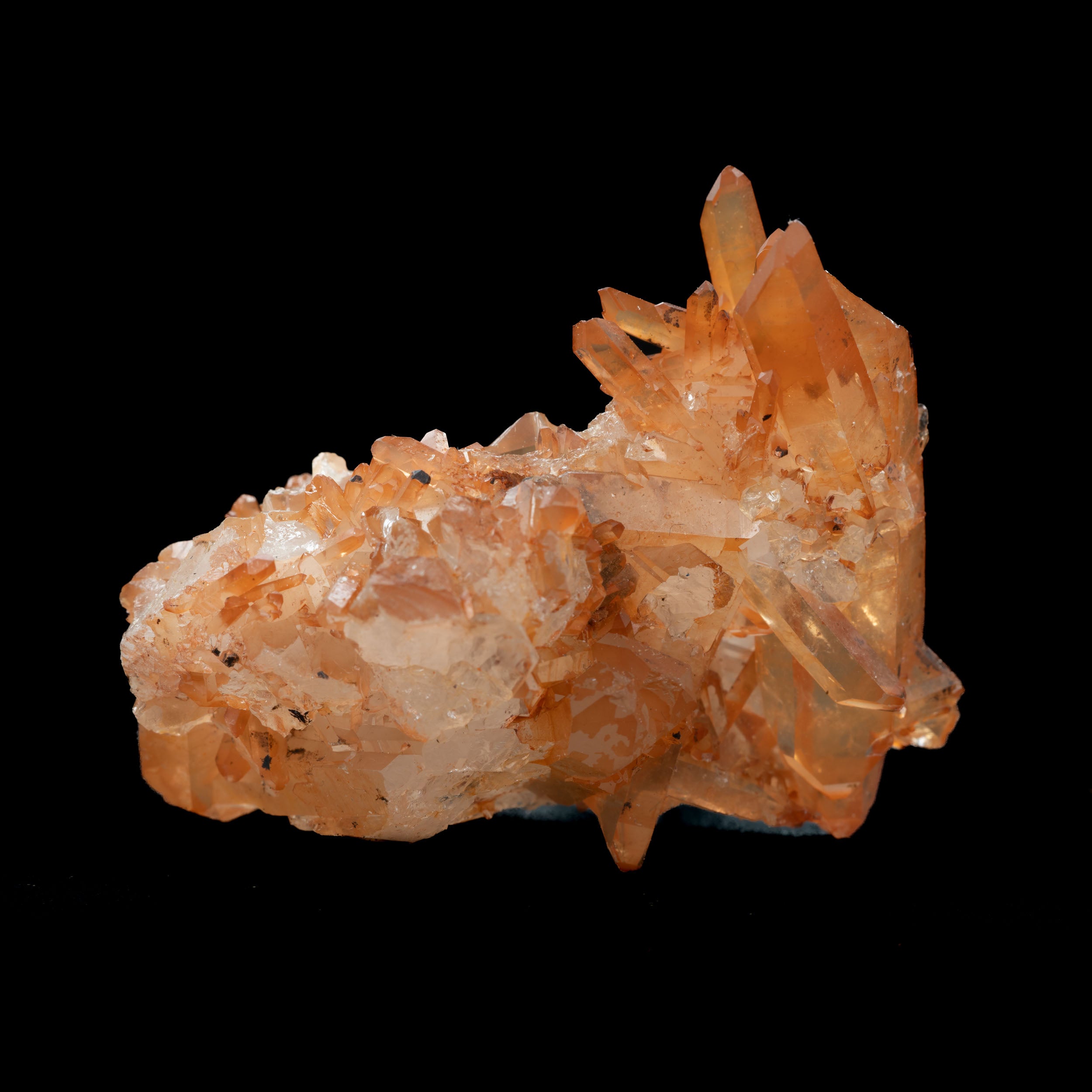 Tangerine Quartz Cluster – 45.2g, Brazil