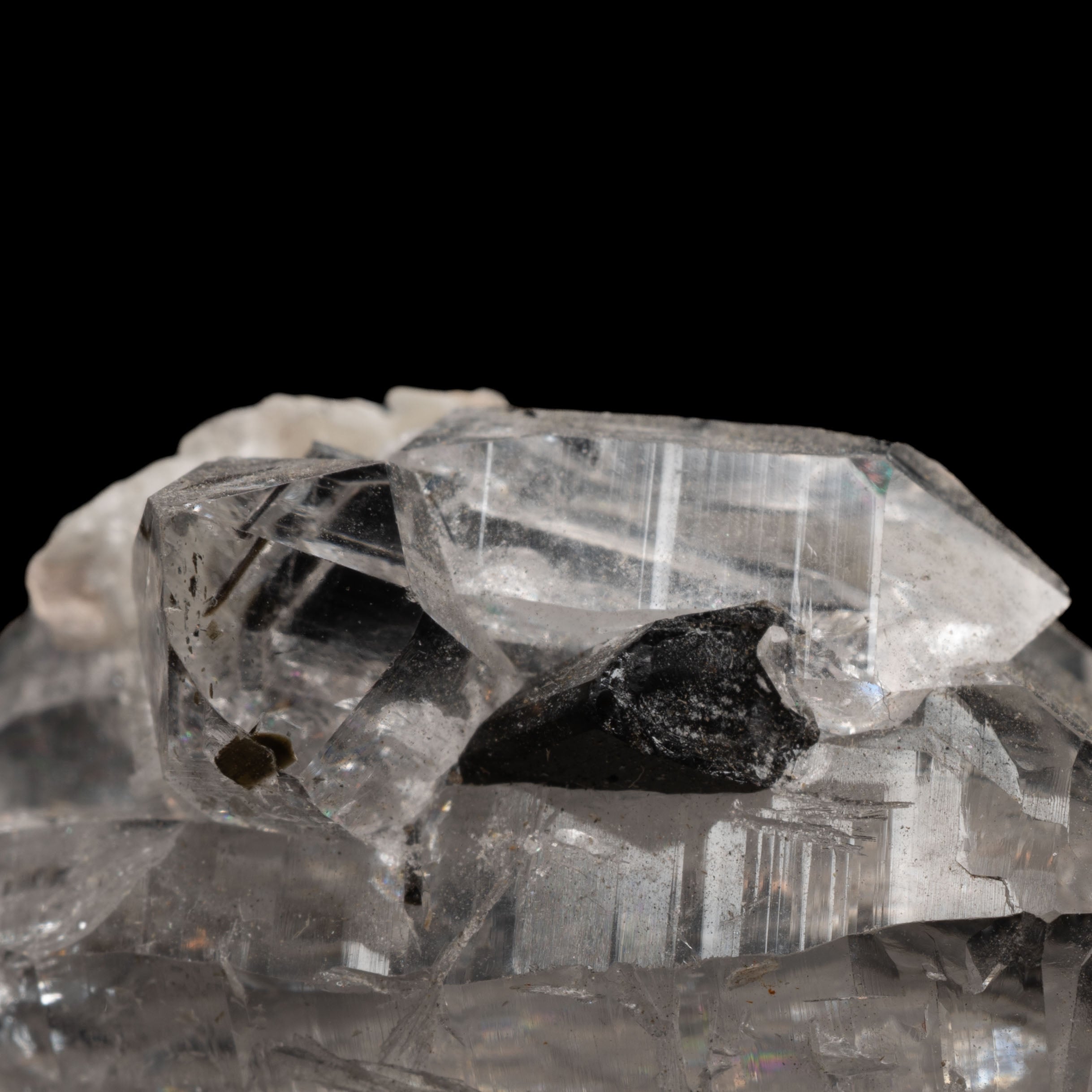 Tourmaline in Quartz with Mica Inclusions 10.16G