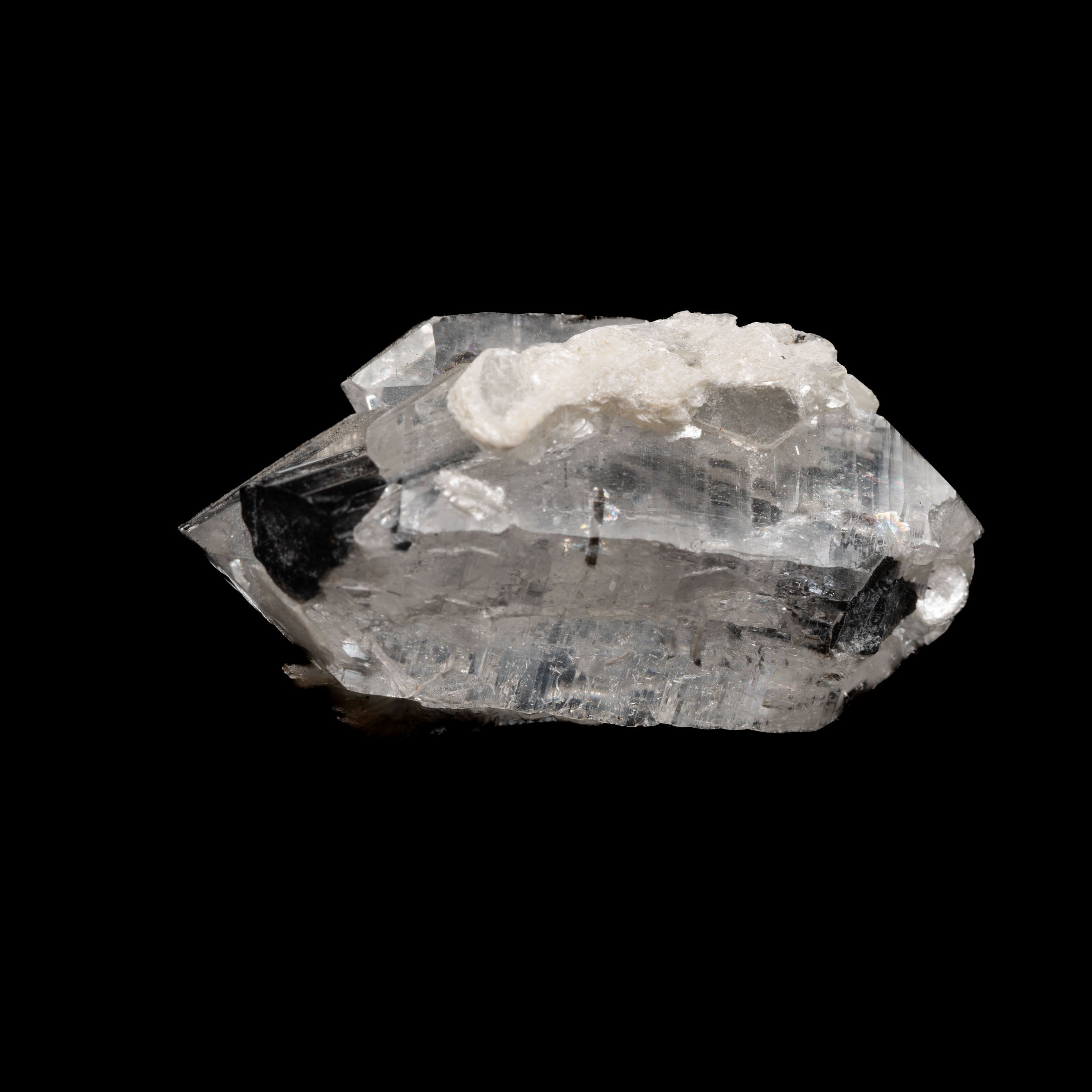 Tourmaline in Quartz with Mica Inclusions 10.16G