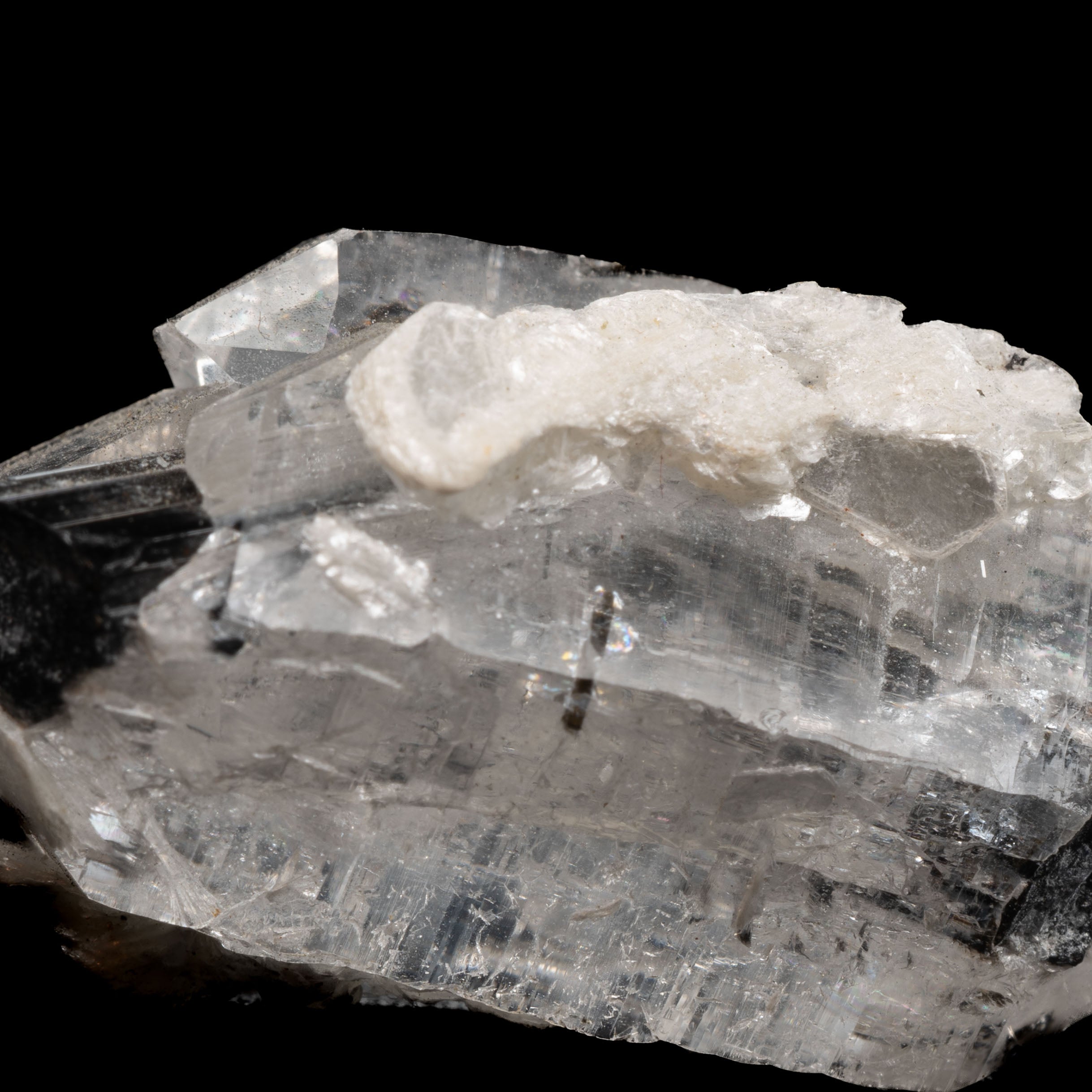Tourmaline in Quartz with Mica Inclusions 10.16G