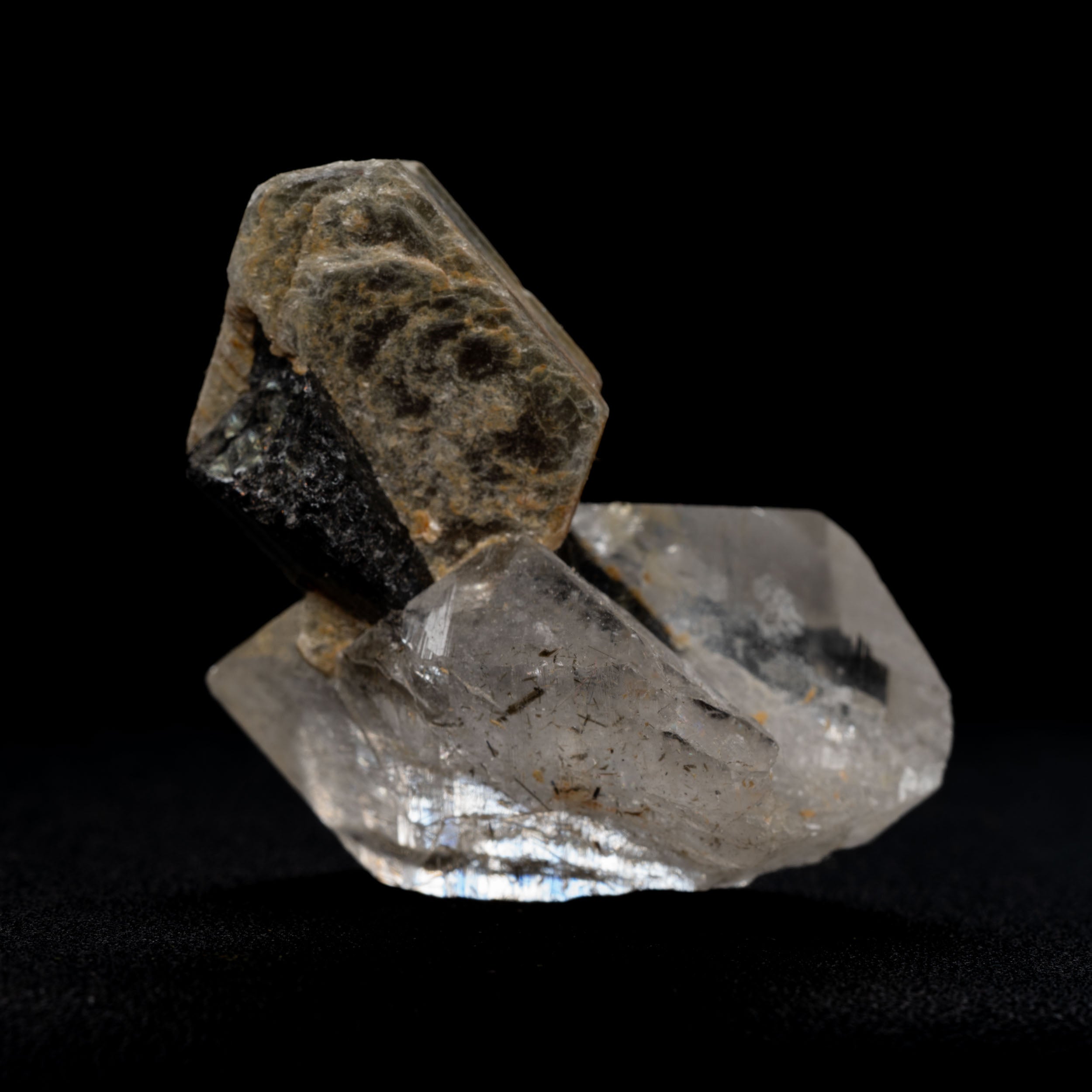 Tourmaline in Quartz with Mica Specimen, 10.73g
