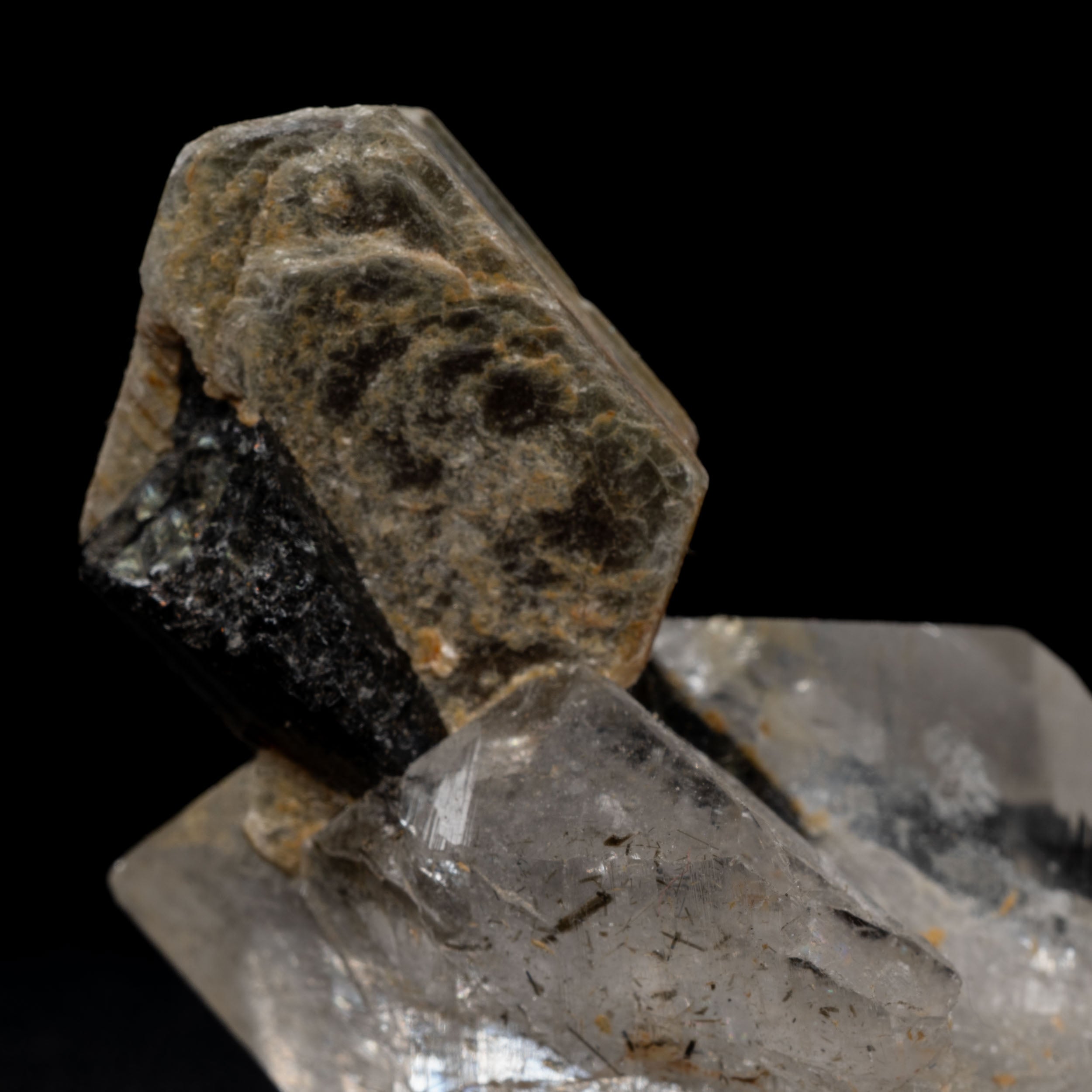 Tourmaline in Quartz with Mica Specimen, 10.73g