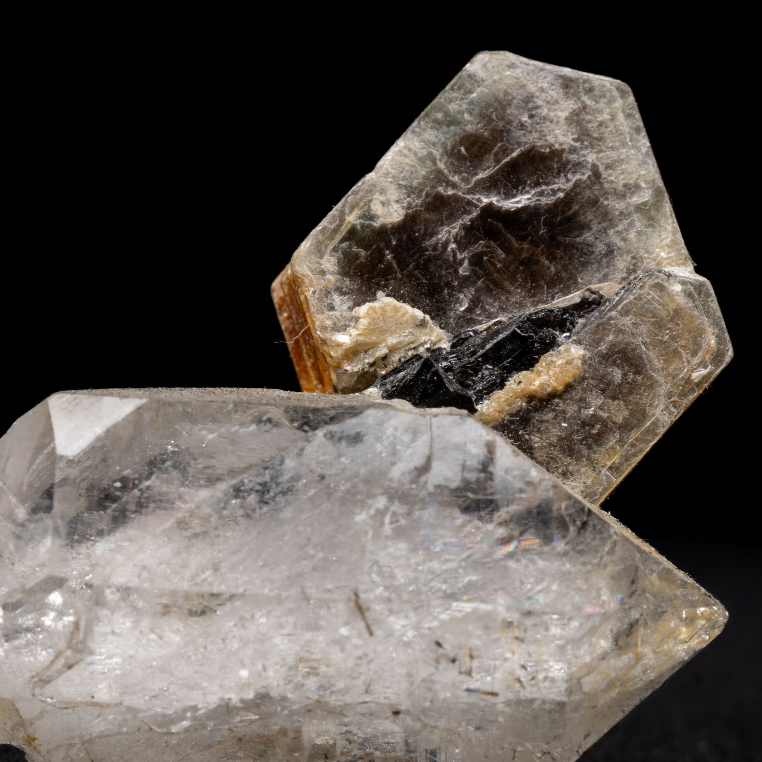 Tourmaline in Quartz with Mica Specimen, 10.73g