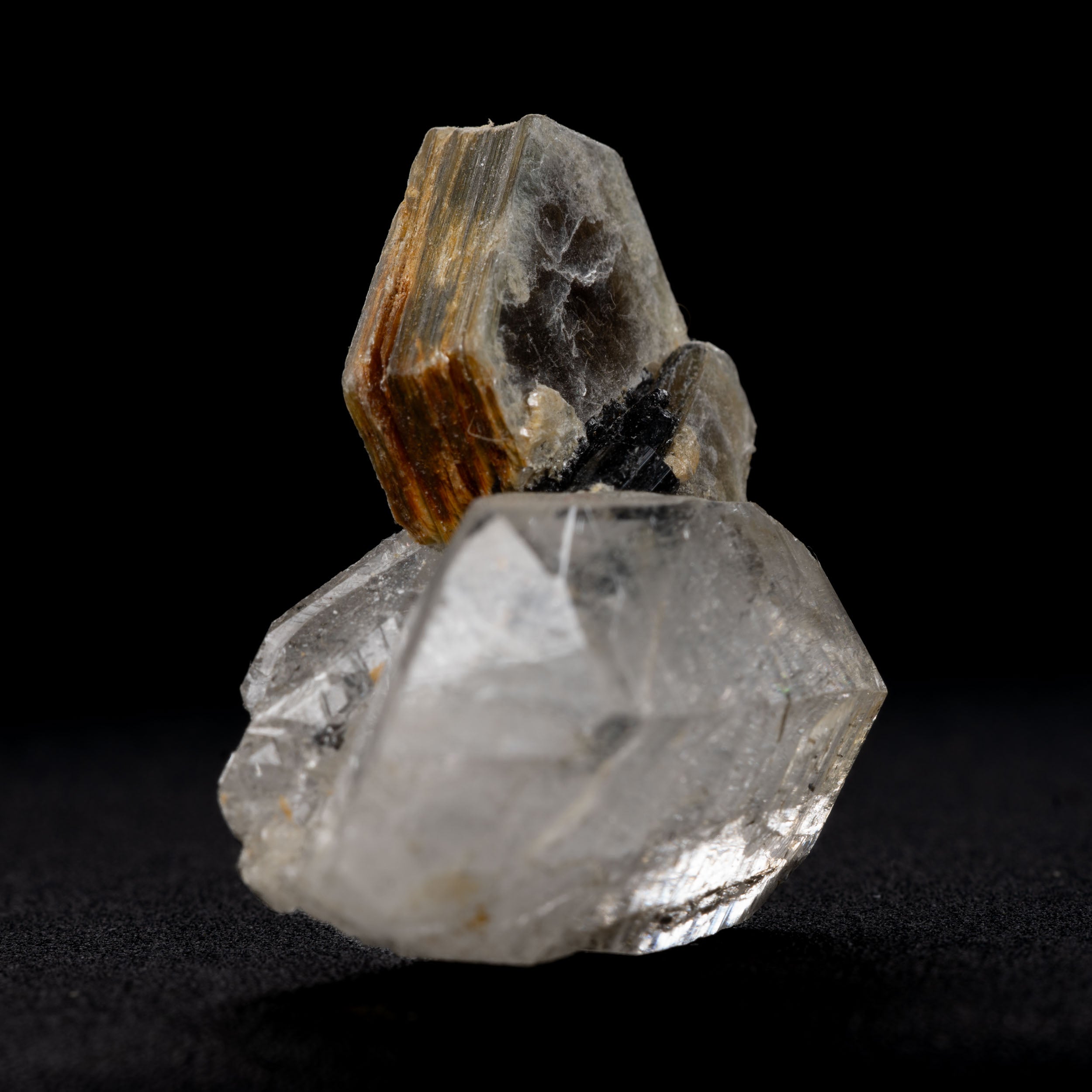 Tourmaline in Quartz with Mica Specimen, 10.73g