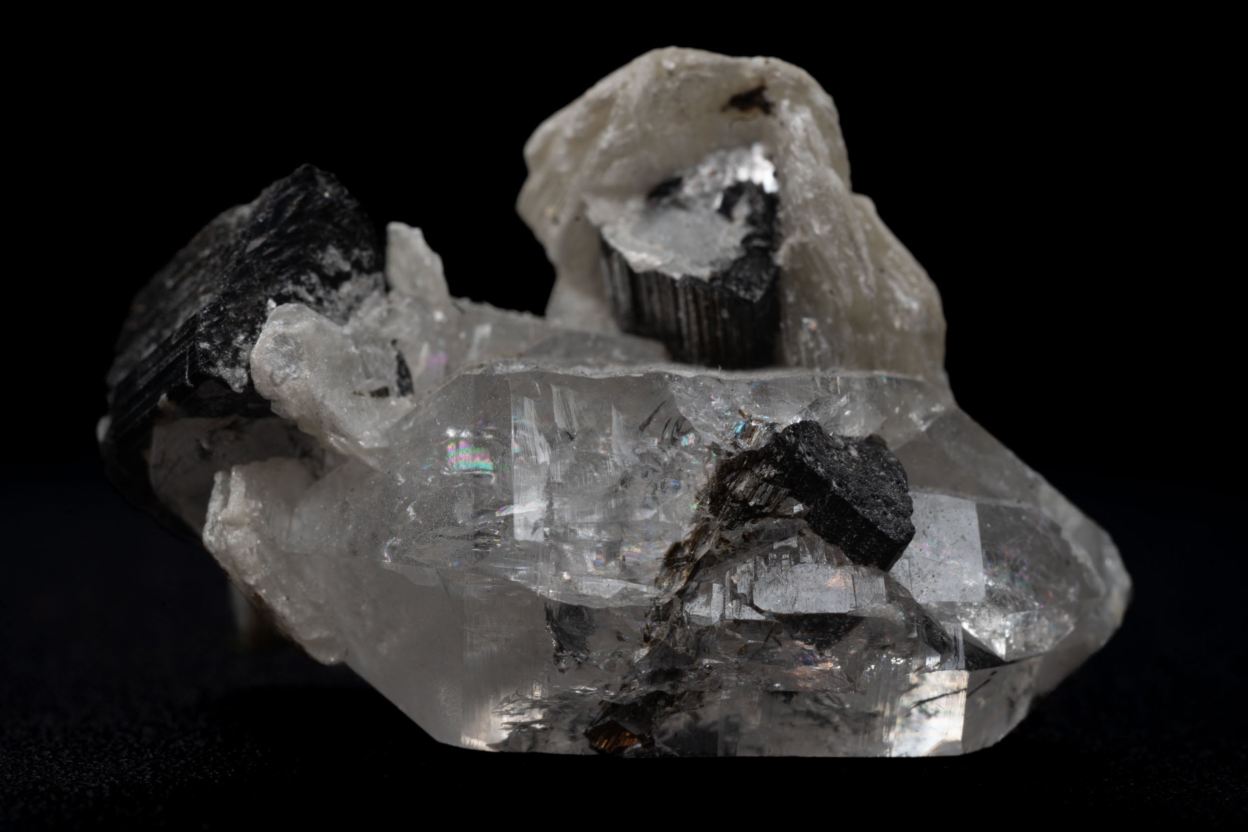 Tourmaline in Quartz with Mica Inclusions 9.87g, Pakistan