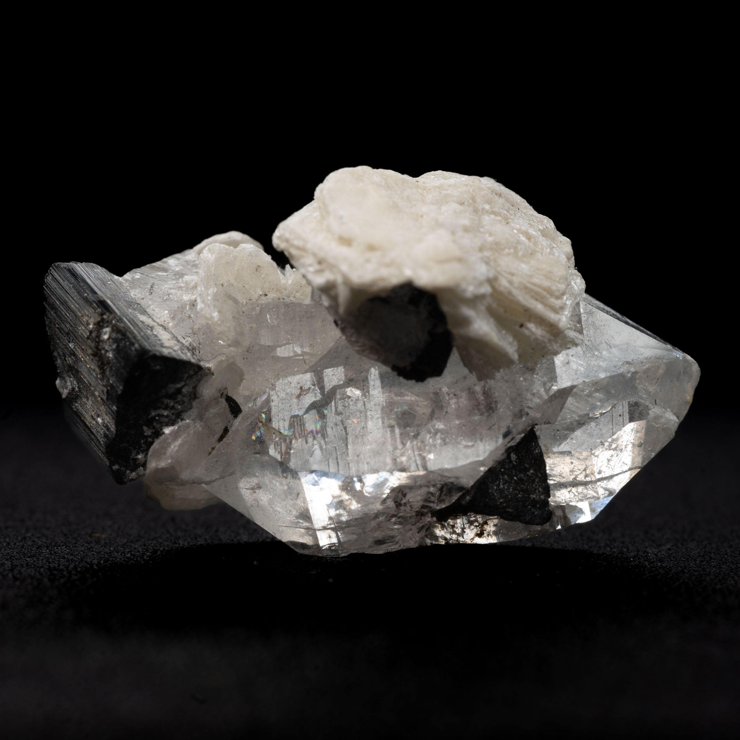 Tourmaline in Quartz with Mica Inclusions 9.87g, Pakistan