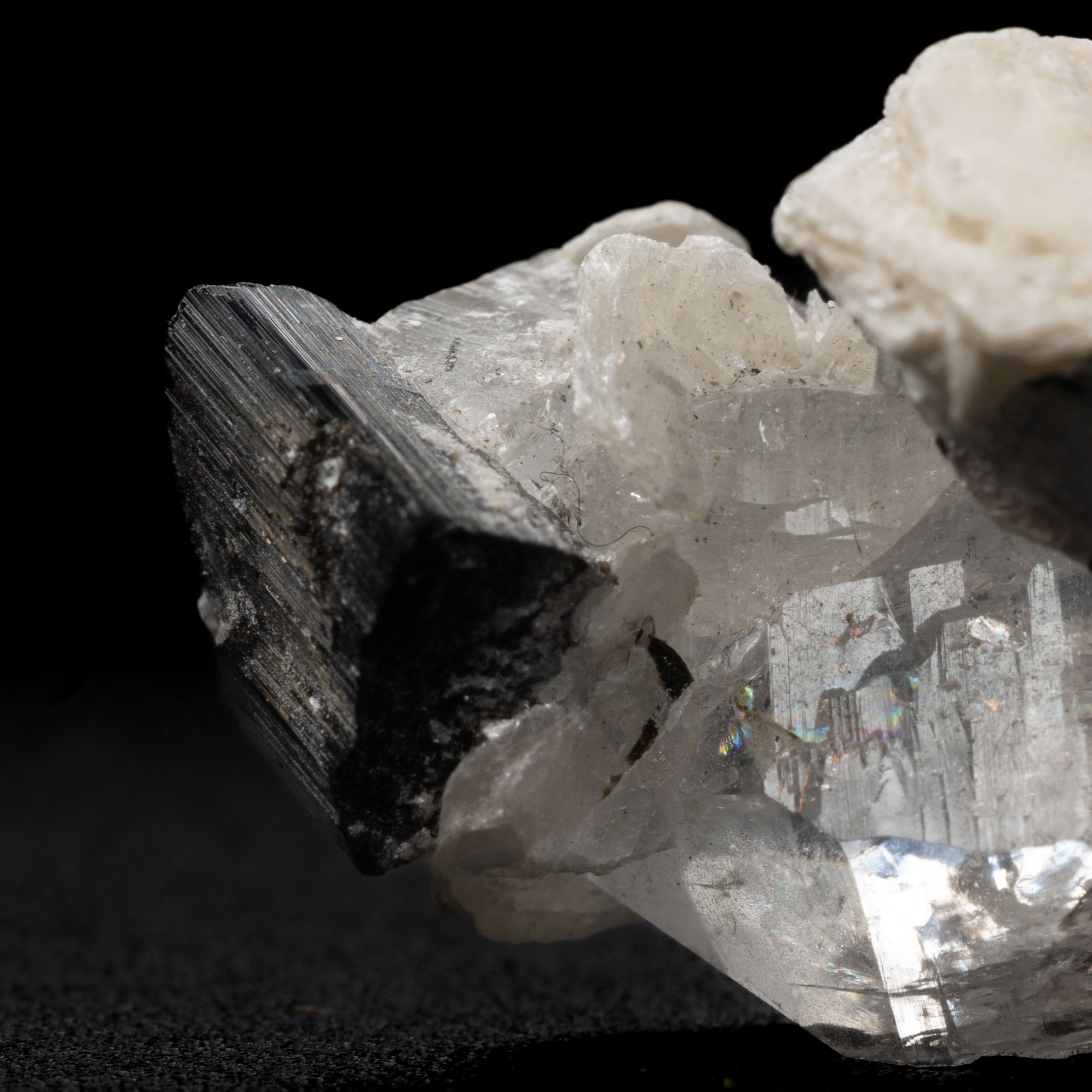 Tourmaline in Quartz with Mica Inclusions 9.87g, Pakistan