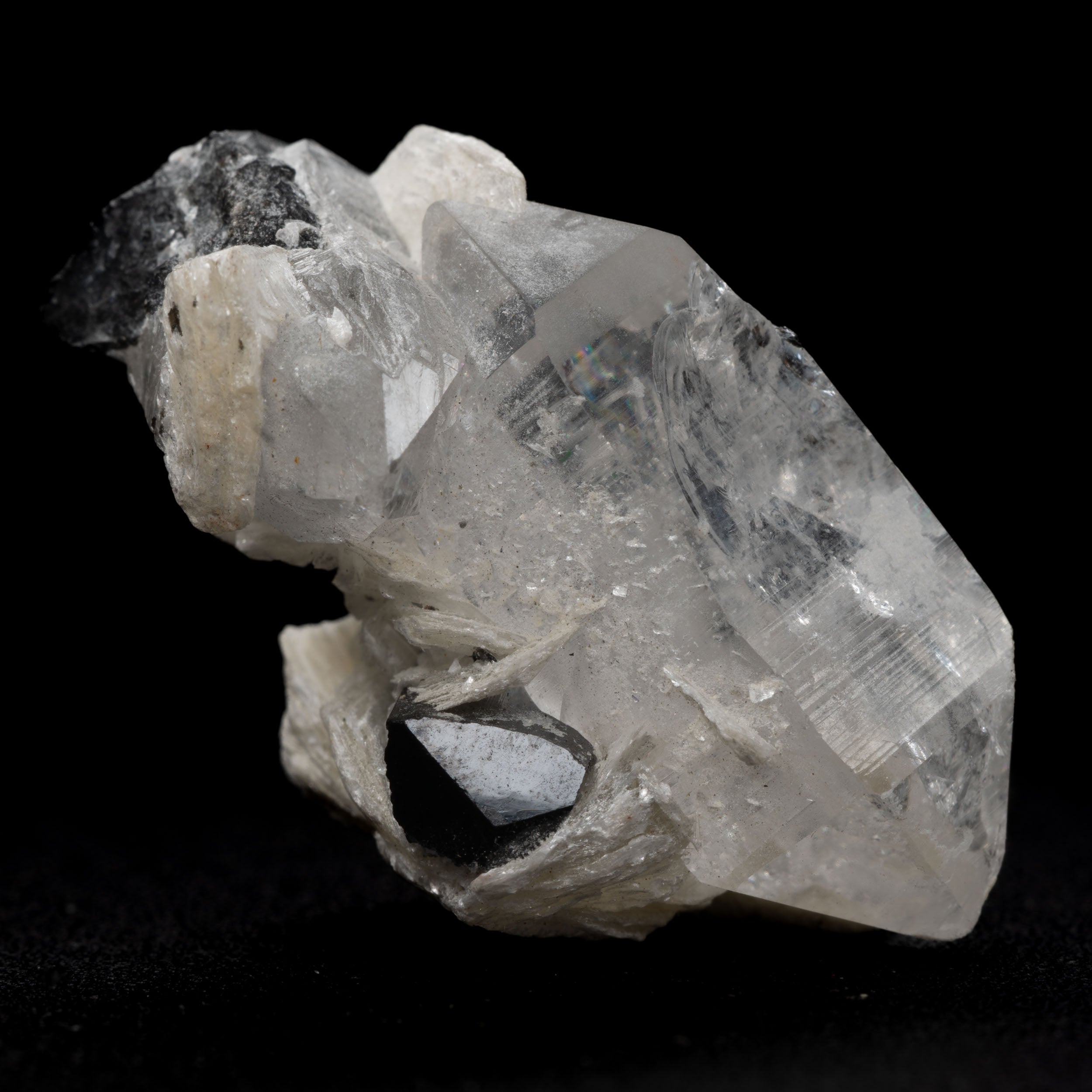 Tourmaline in Quartz with Mica Inclusions 9.87g, Pakistan