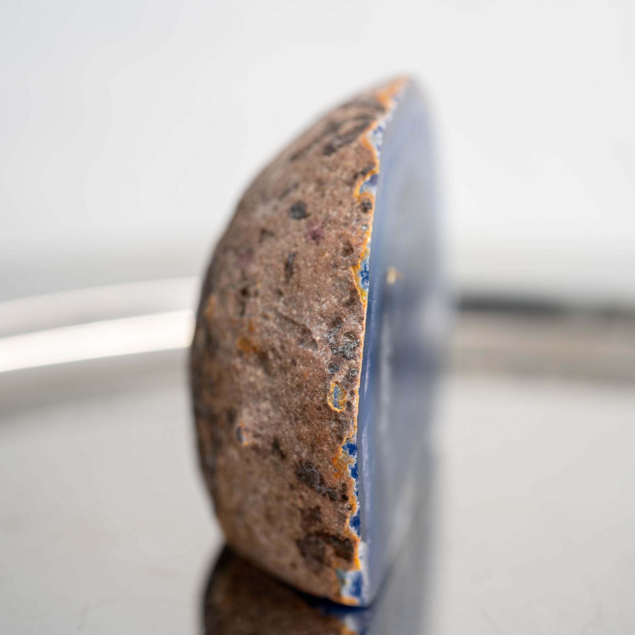Blue Brazilian Agate Geode (170g)