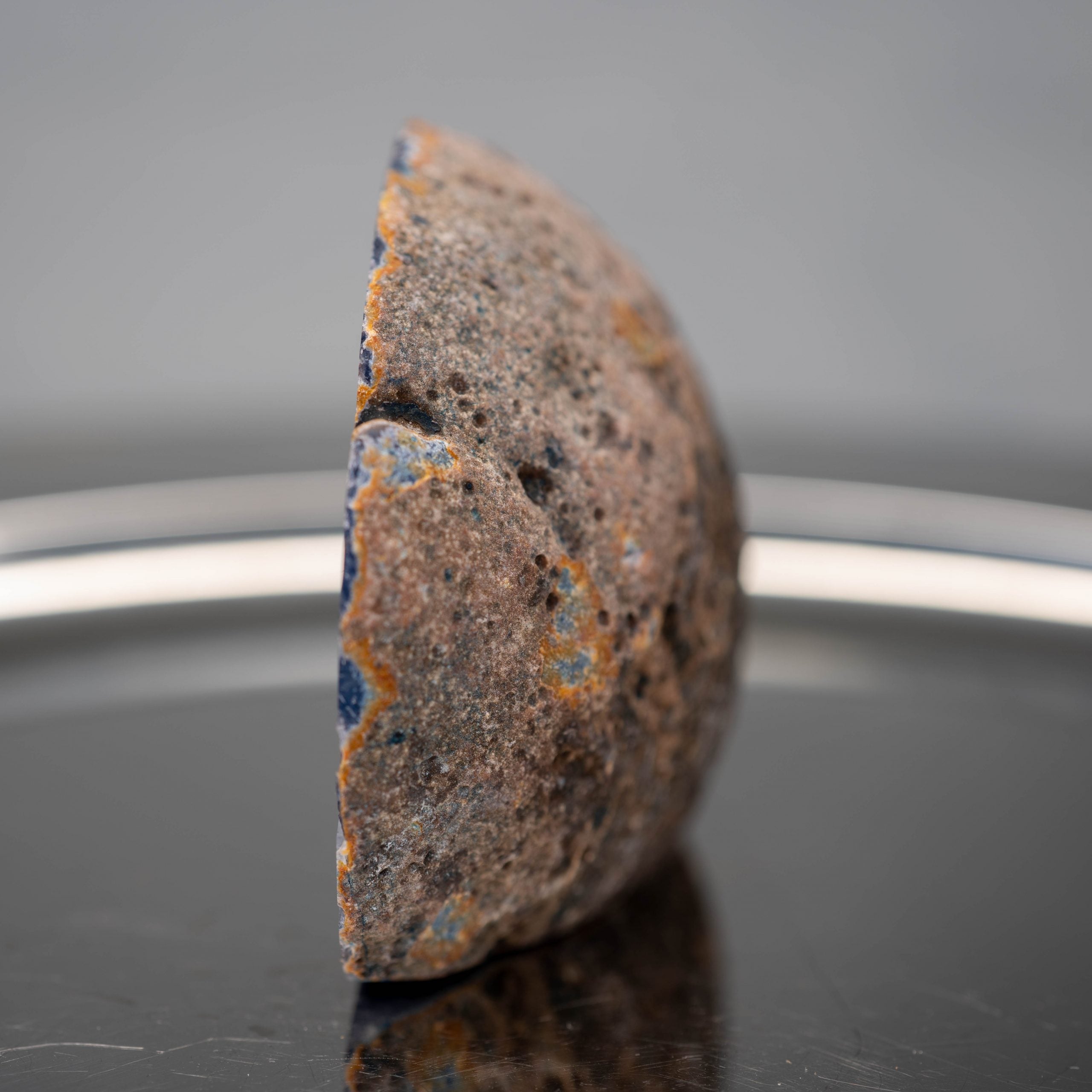 Blue Brazilian Agate Geode (170g)