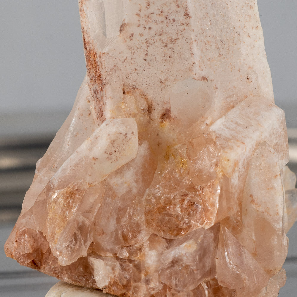 Hematite in Quartz Cluster