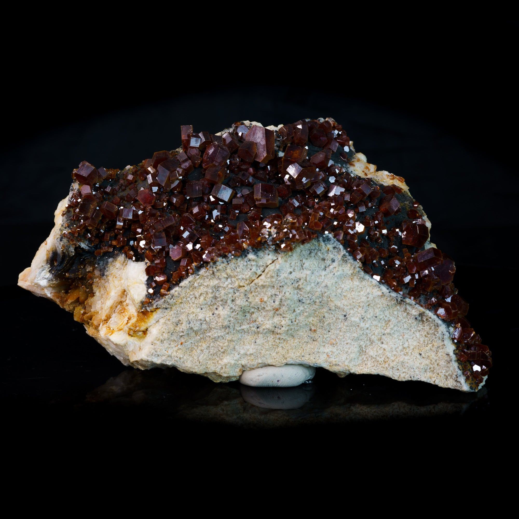 Large Dark Red Vanadinite Cluster 648g