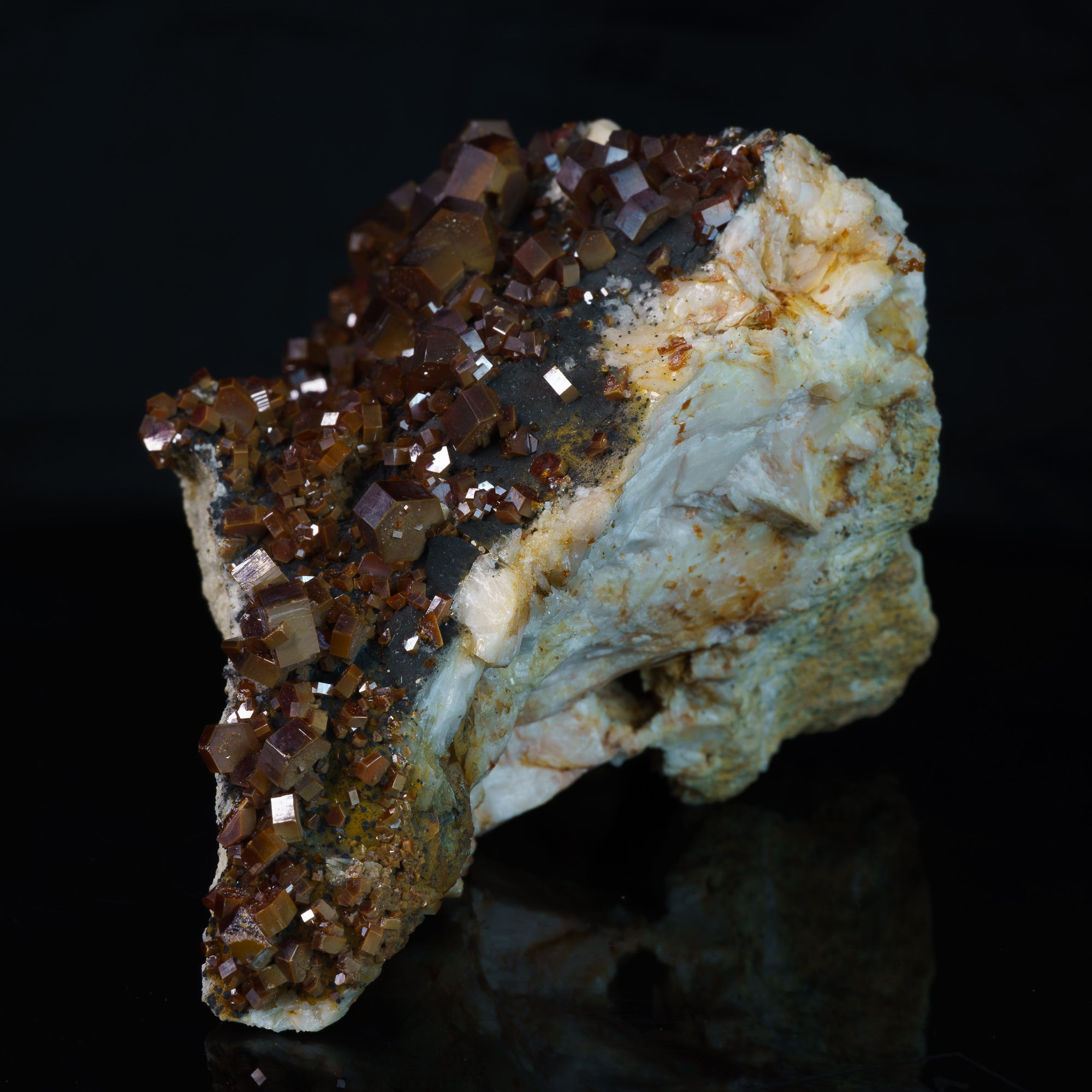 Large Dark Red Vanadinite Cluster 648g