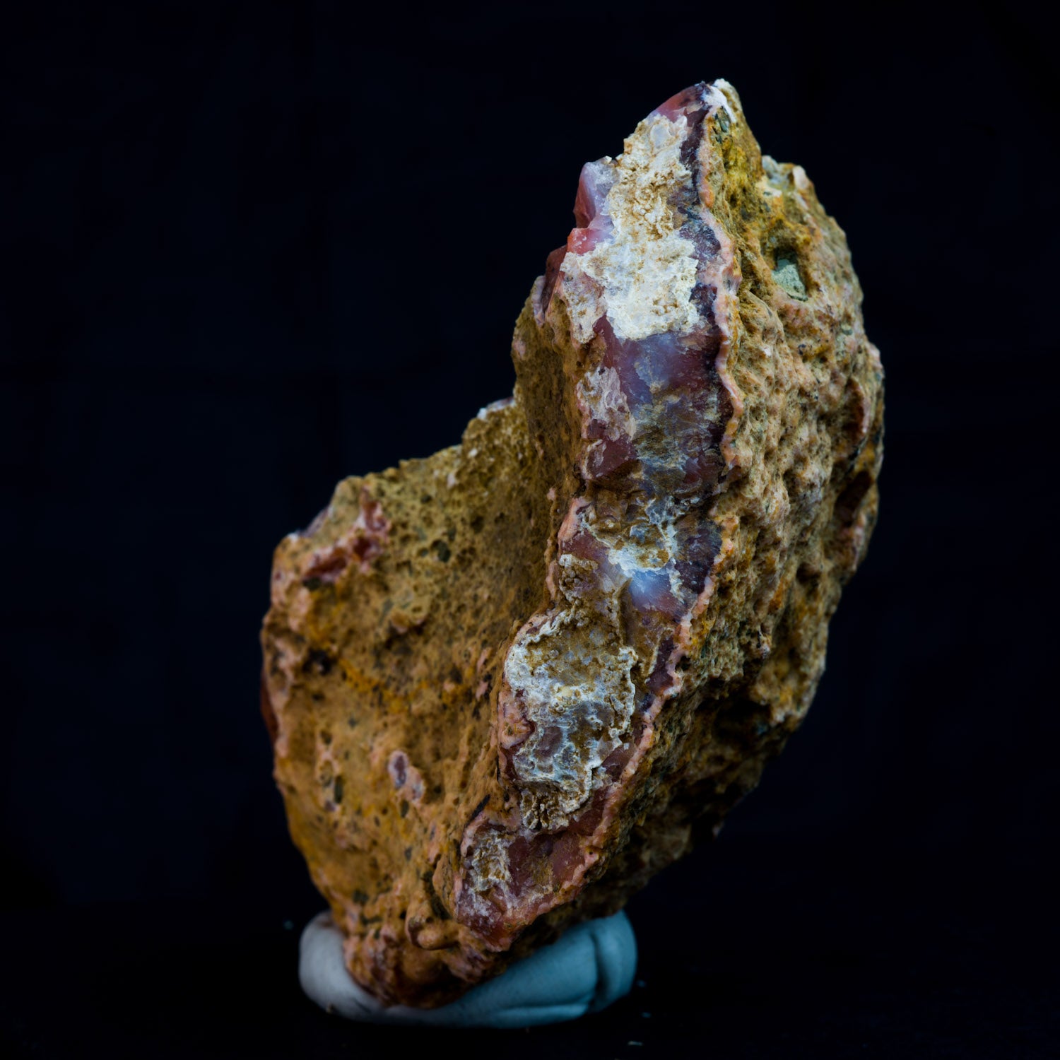 Pink Chalcedony Geode 167g