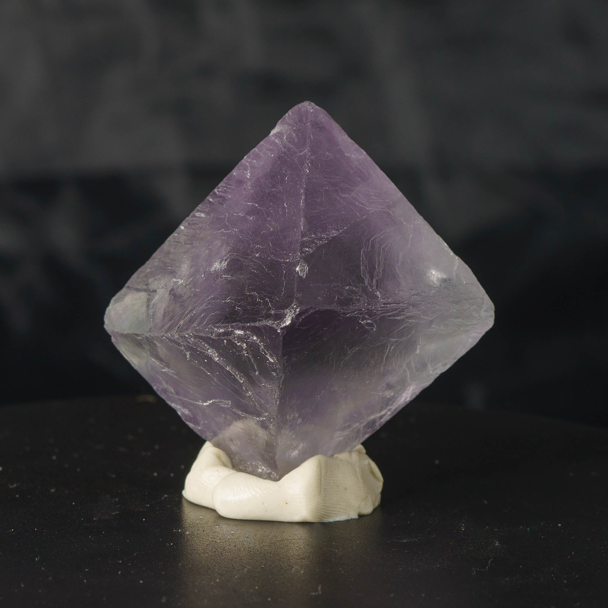 Purple Fluorite Octahedron 100g