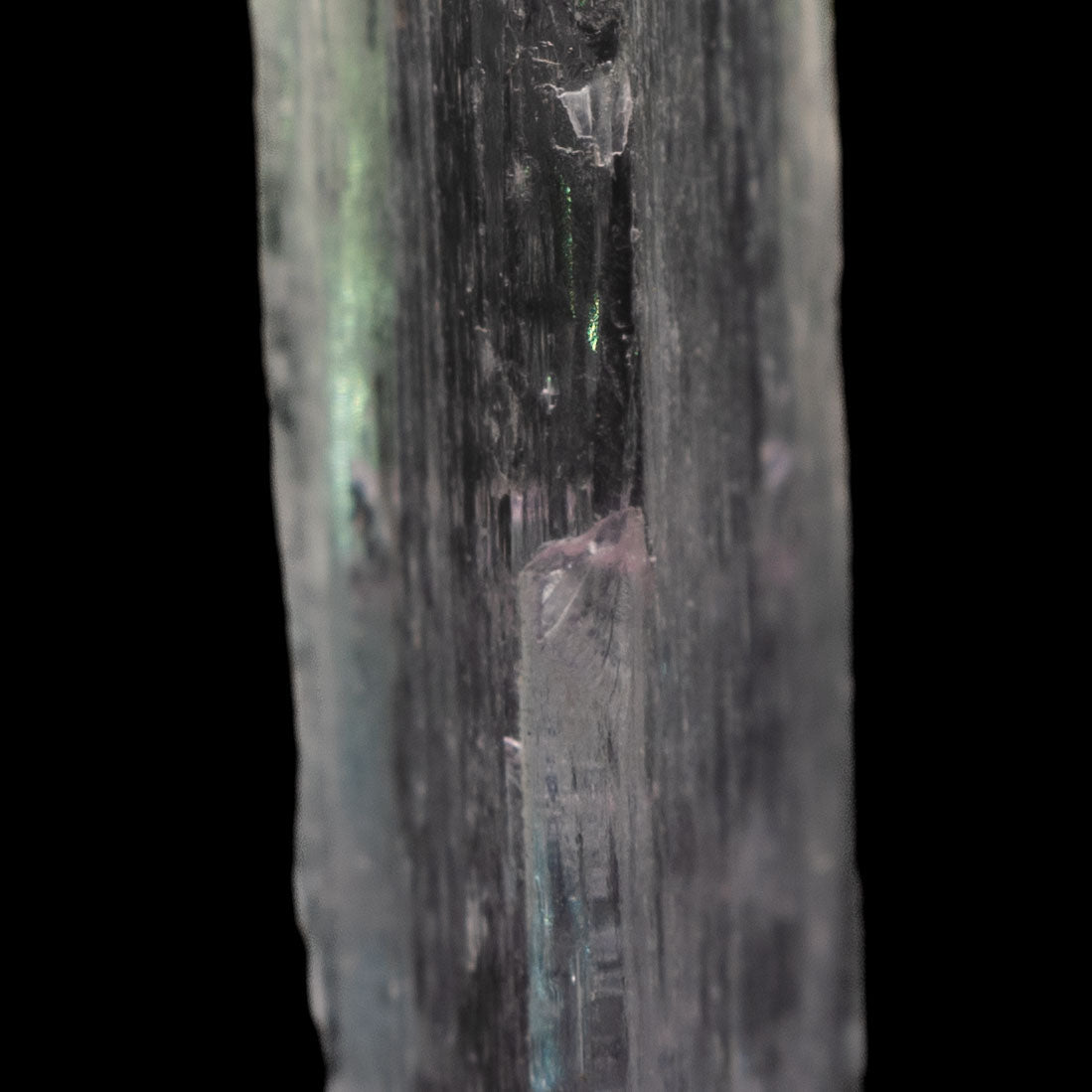 Kunzite var. Spodumene Bi-color Aqua - 41ct