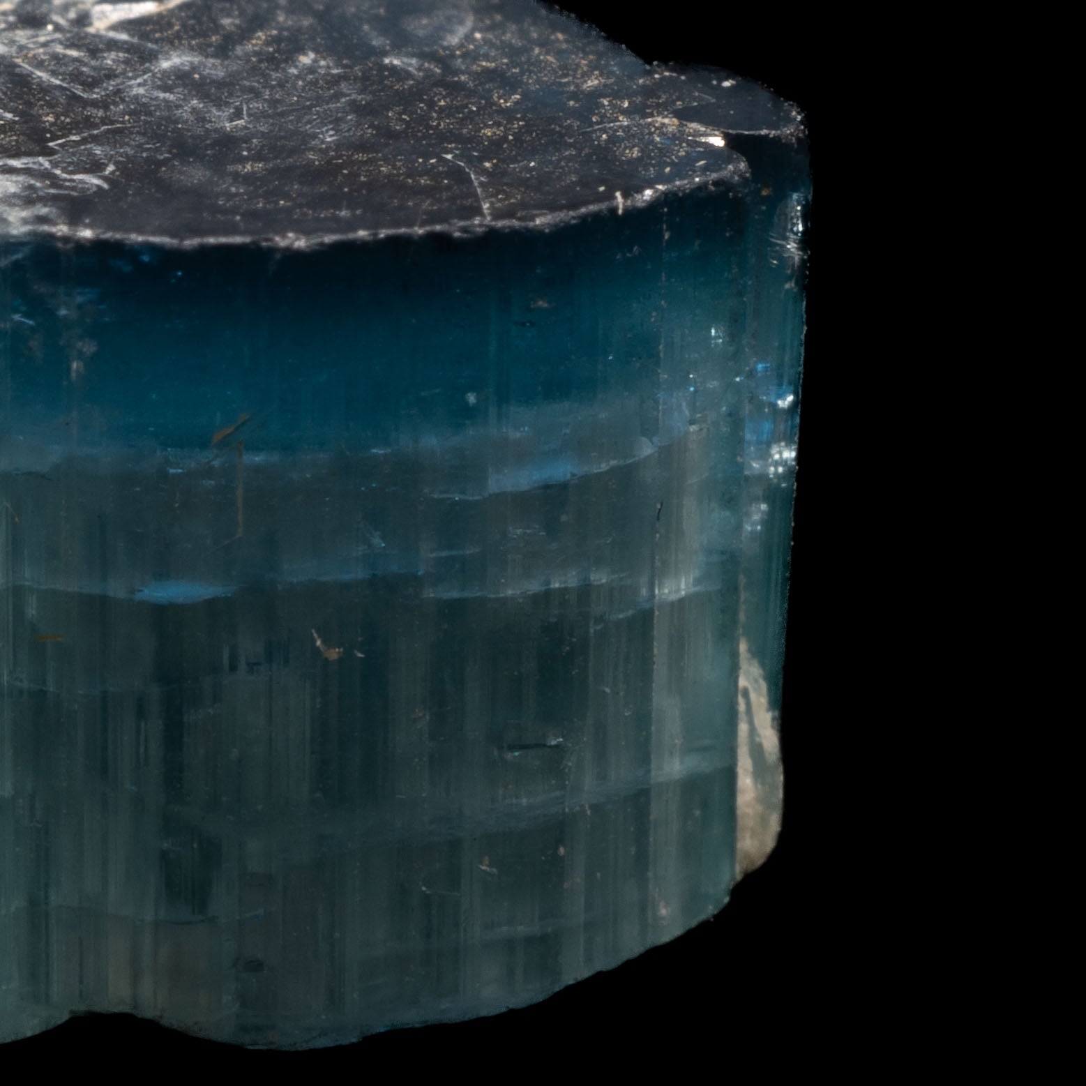 Blue Indicolite Tourmaline With Pink Zone 8.9ct