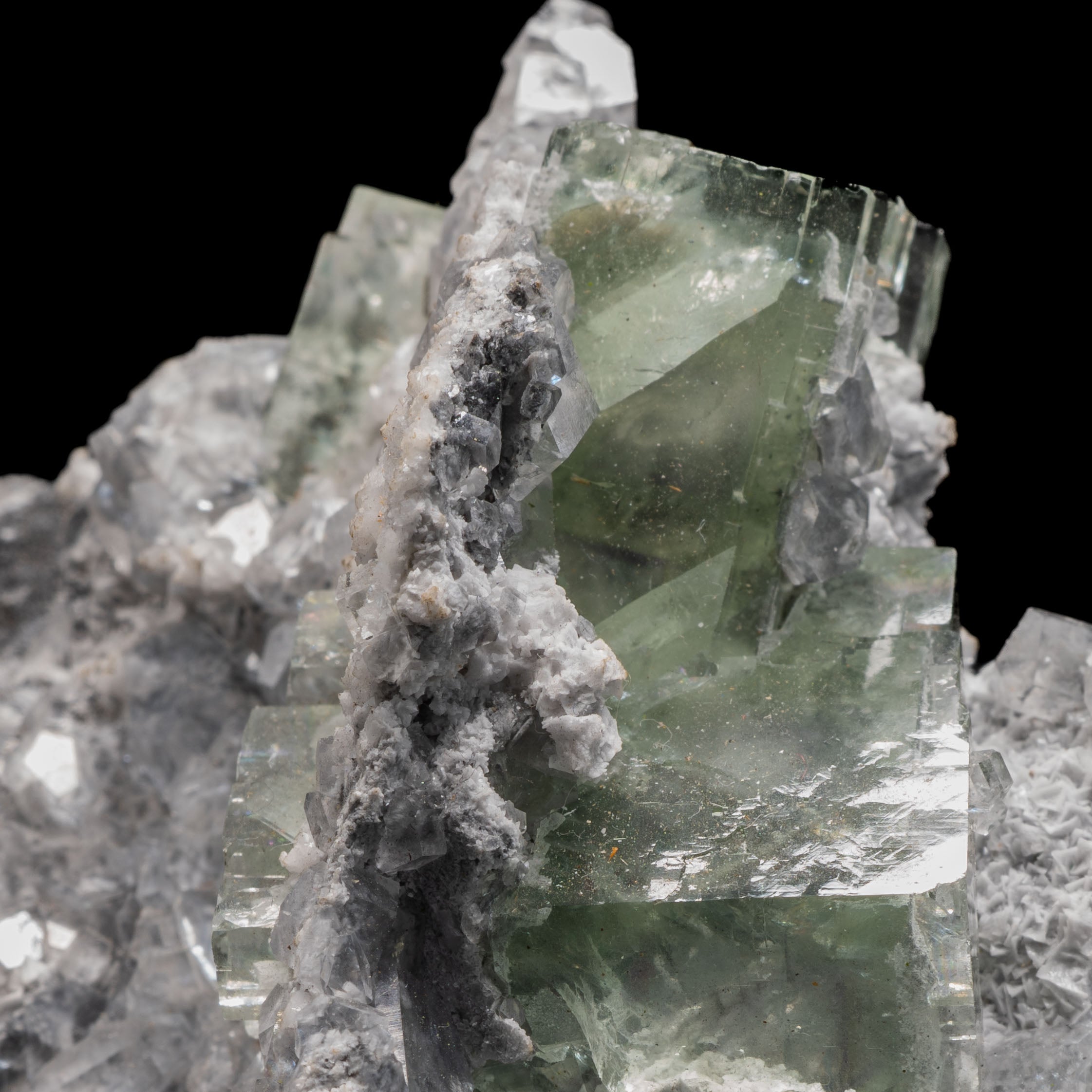 Transparent Green Fluorite 209g