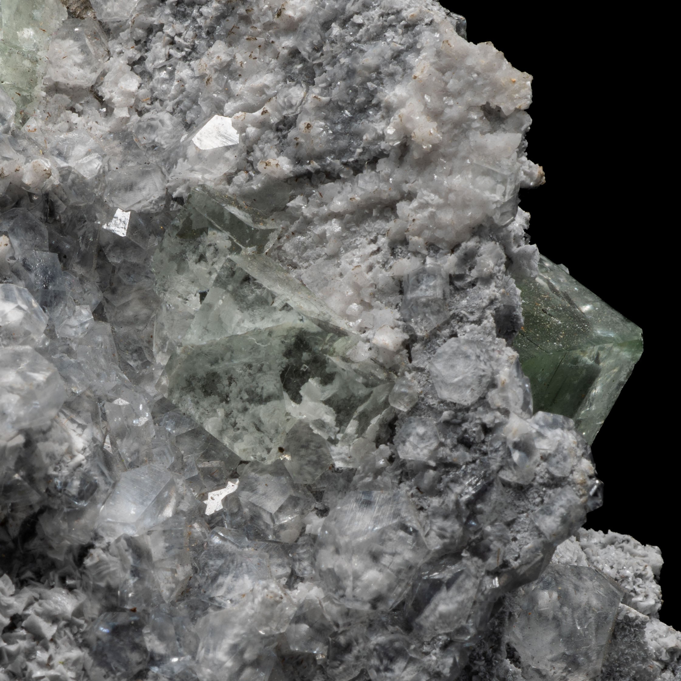 Transparent Green Fluorite 209g