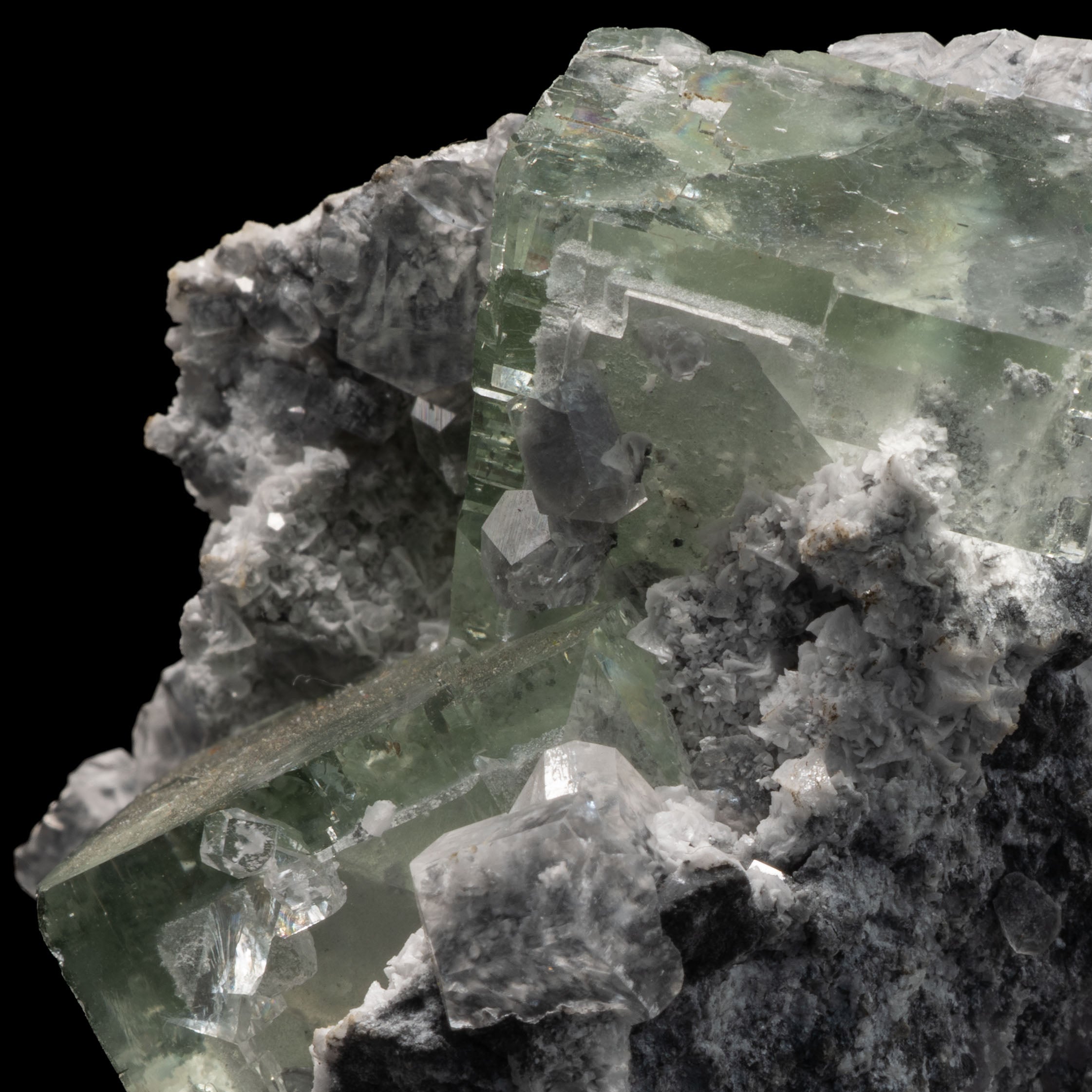 Transparent Green Fluorite 209g