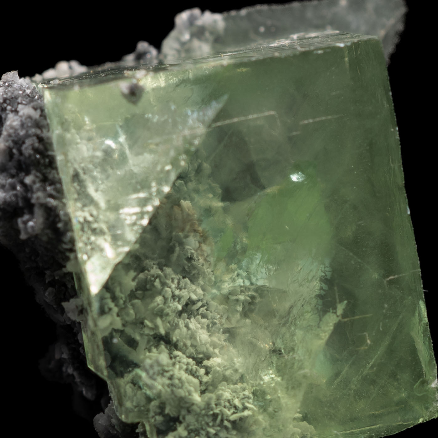 Transparent Green Fluorite 45ct
