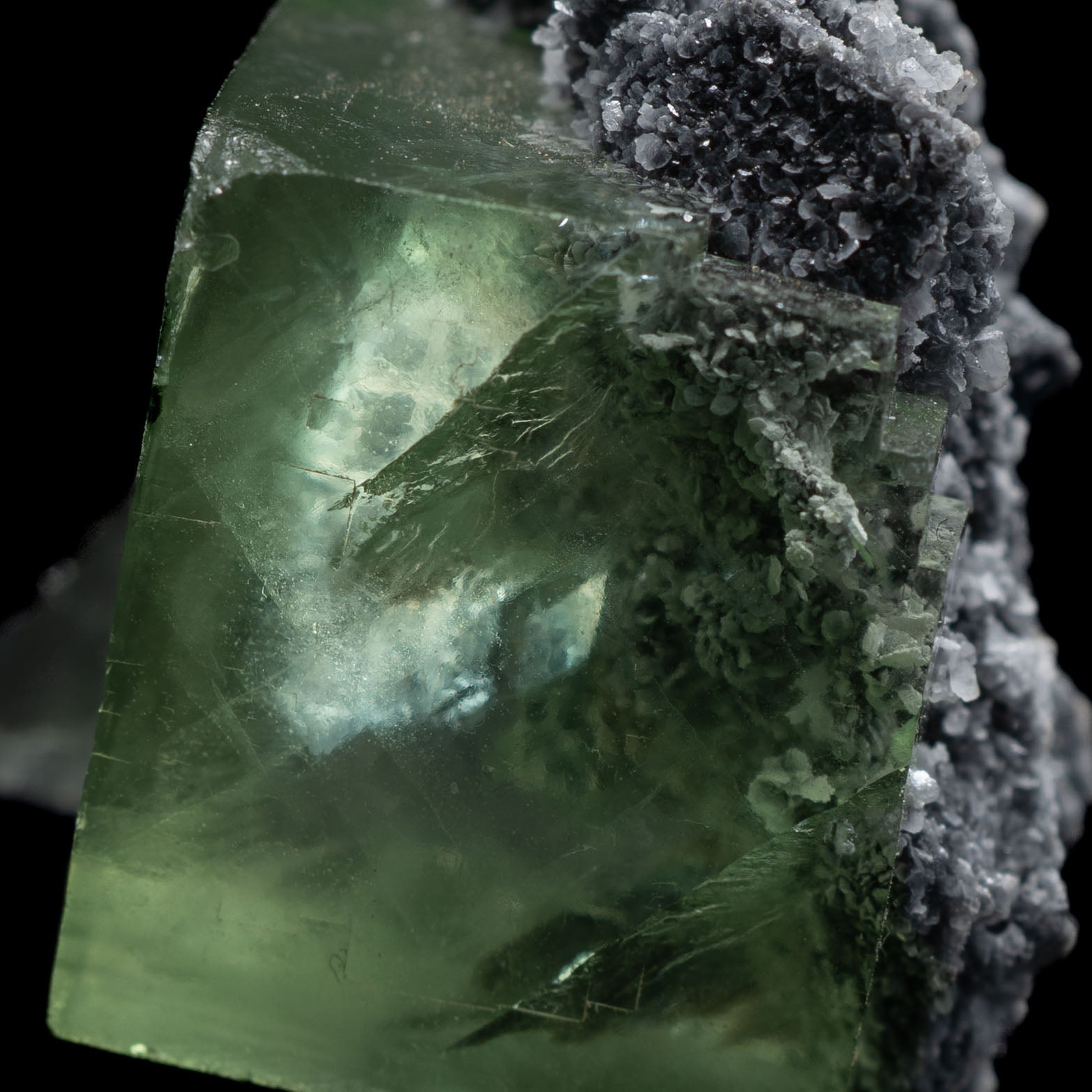 Transparent Green Fluorite 45ct