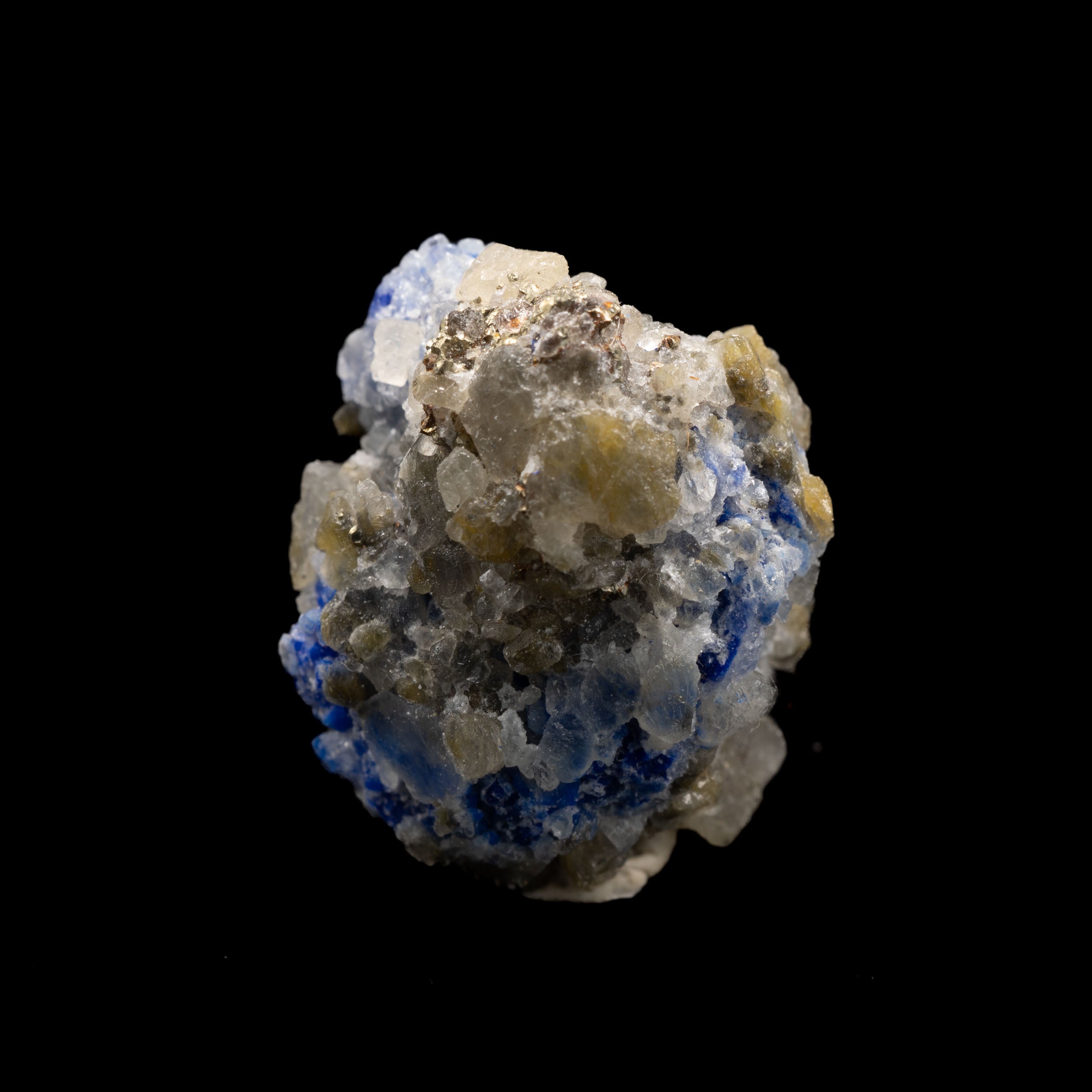 Royal Blue Lapis Lazuli with Pyrite & Calcite 6.9g