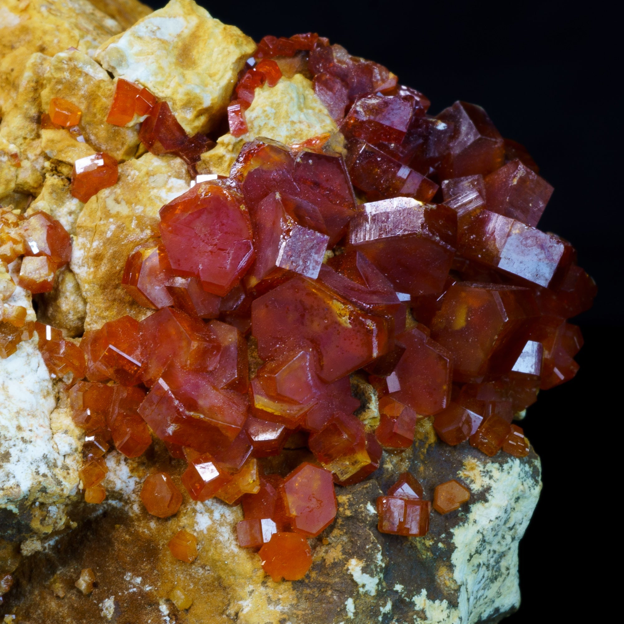 Vanadinite Crystal Clusters