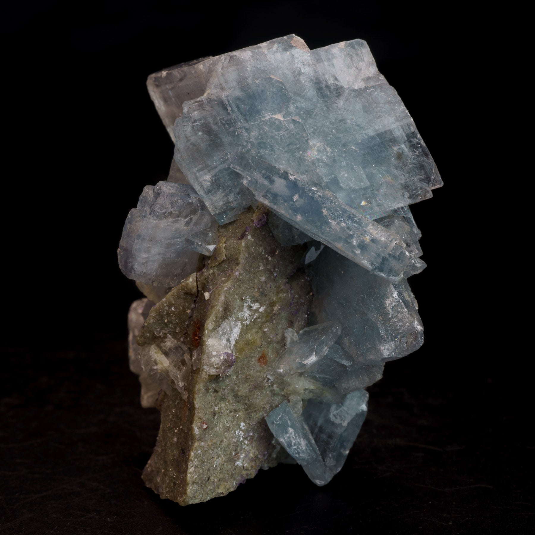 Blue Barite Crystals