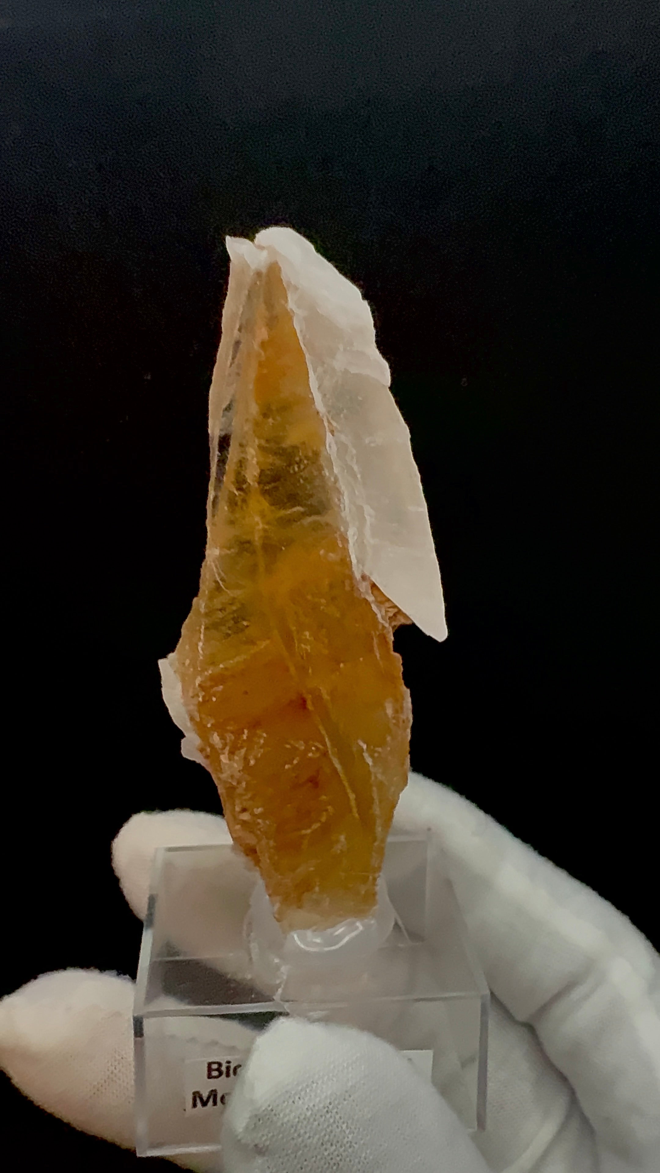 Bi‑Colour Selenite Blade 32 g