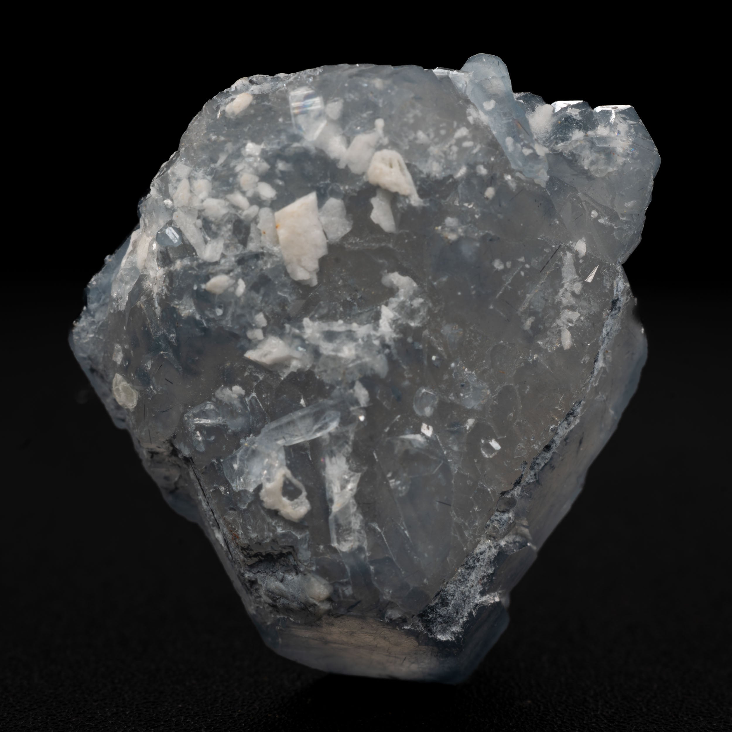 Smoky Blue Quartz with Magnesio-riebeckite needles - Brazil 19.3g