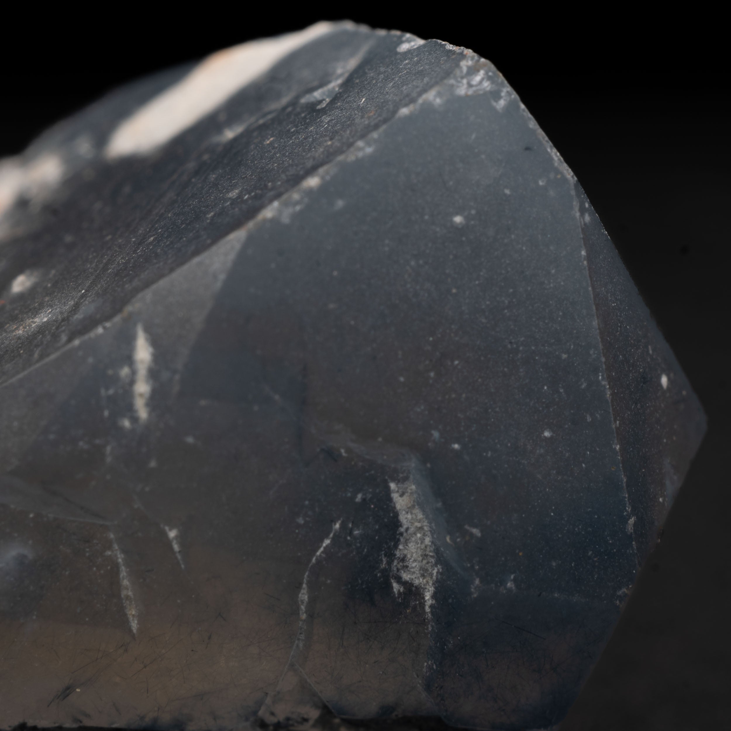 Smoky Blue Quartz with Magnesio-riebeckite needles - Brazil 19.3g