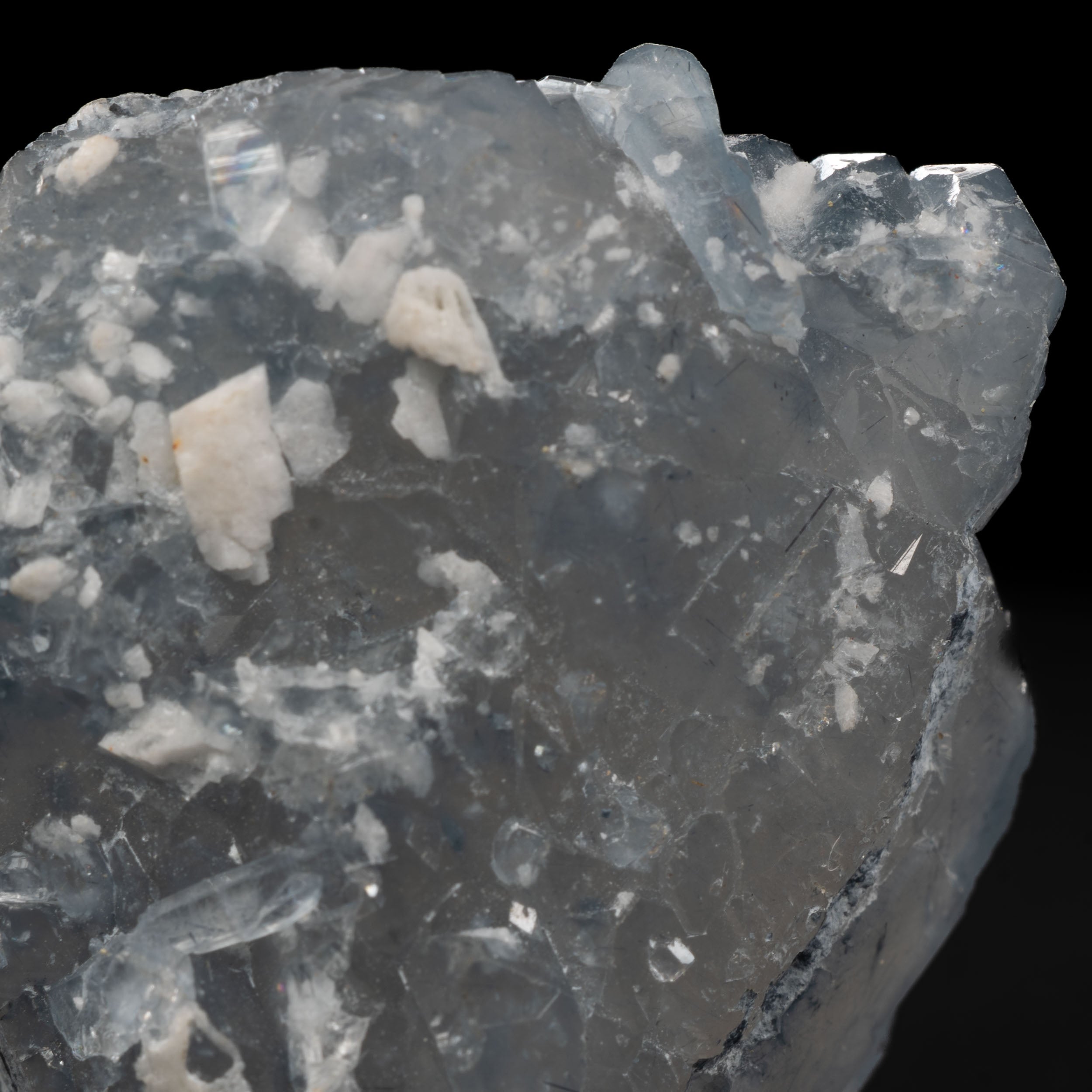 Smoky Blue Quartz with Magnesio-riebeckite needles - Brazil 19.3g