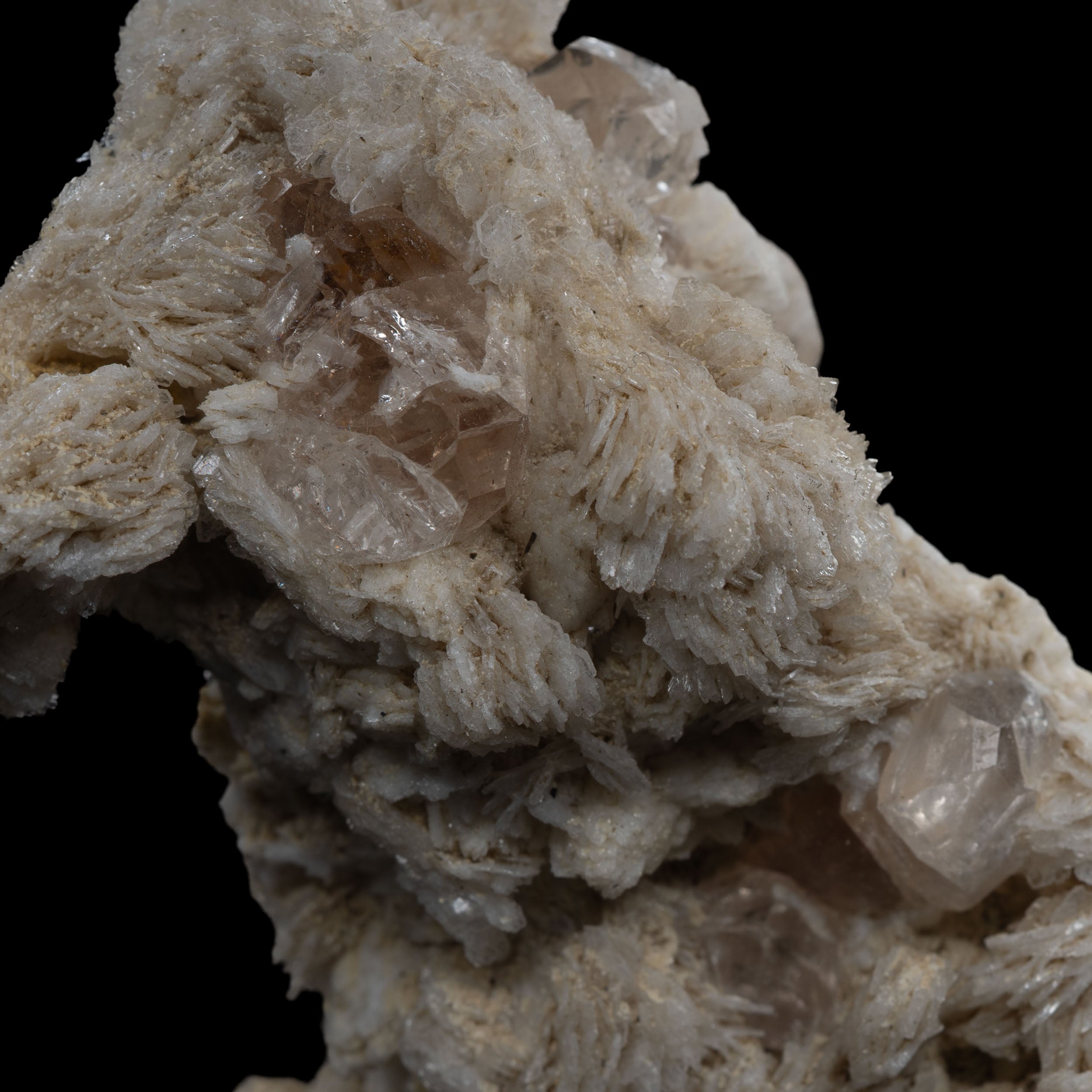 Champagne Topaz on Cleavelandite & Schorl – Shigar Valley Pakistan