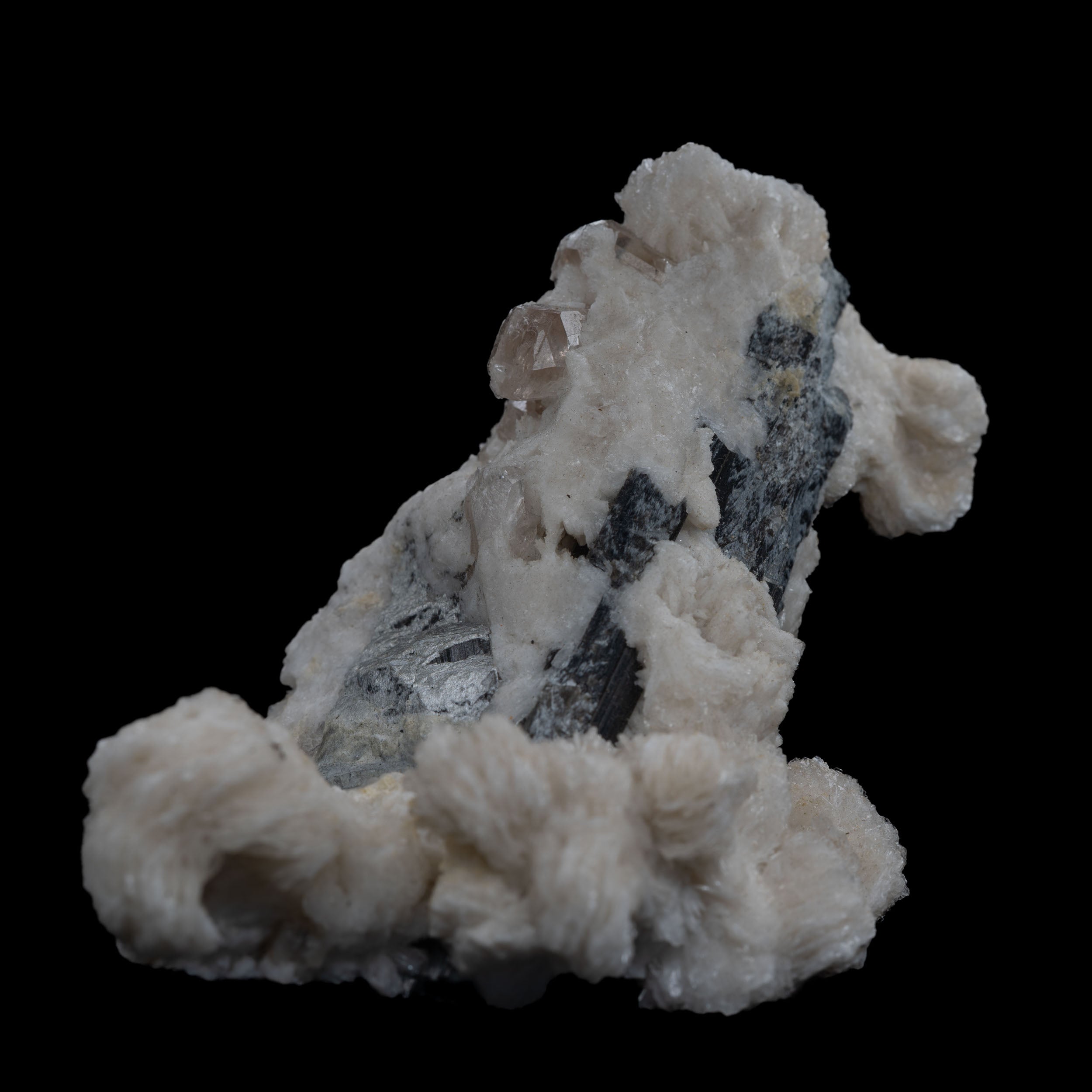 Champagne Topaz on Cleavelandite & Schorl – Shigar Valley Pakistan