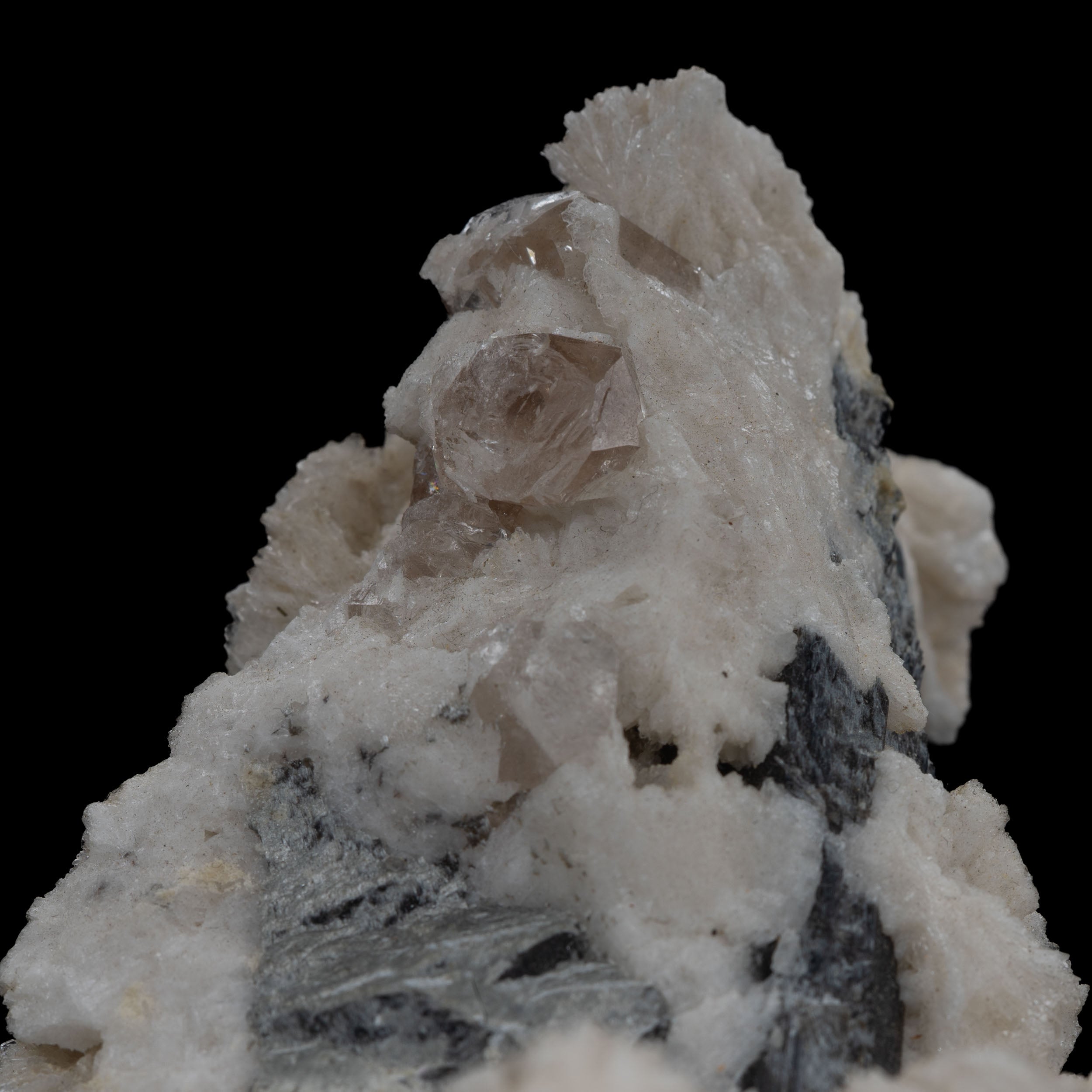 Champagne Topaz on Cleavelandite & Schorl – Shigar Valley Pakistan
