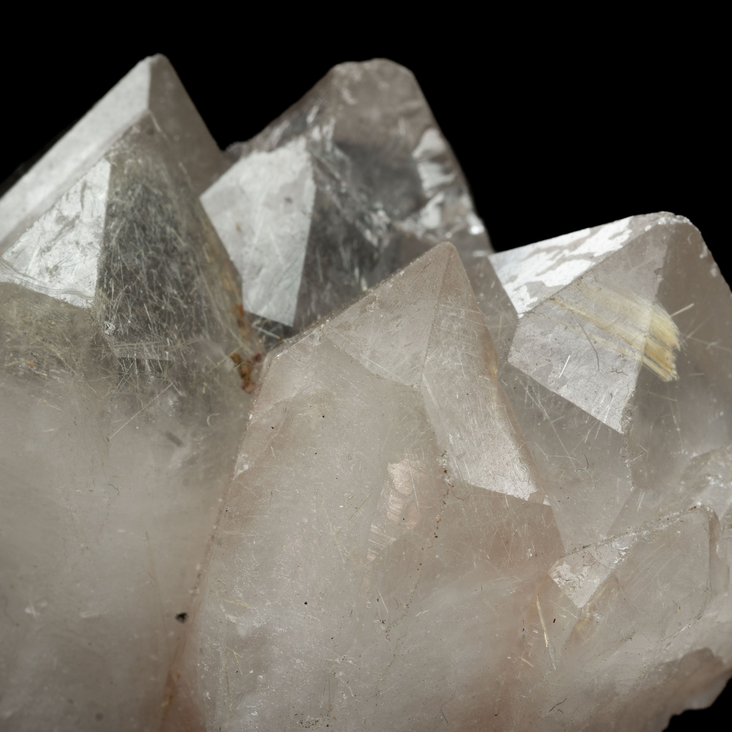 Golden Rutile-Flecked Smoky-Quartz Mini-Cluster, Bahia, Brazil 46g