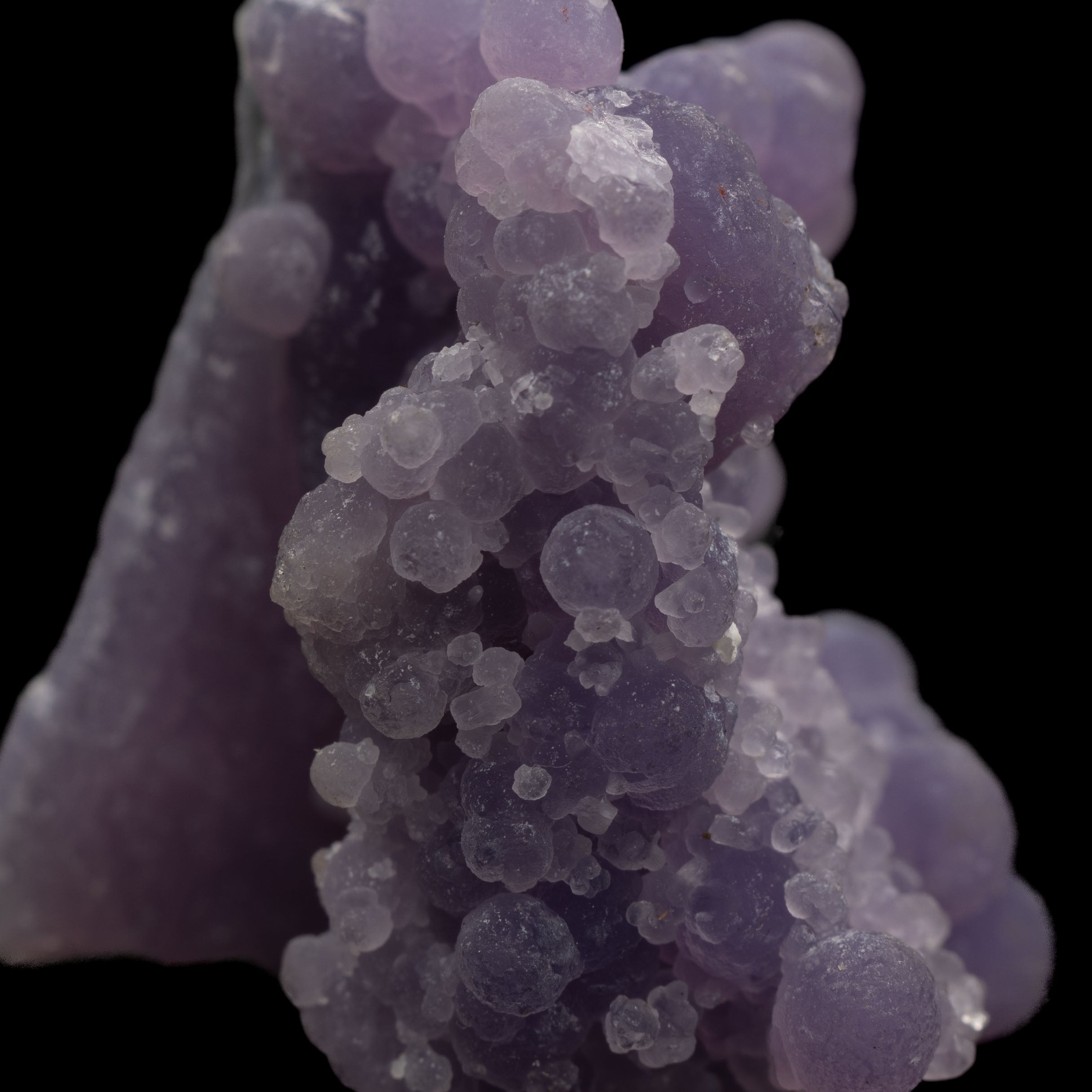 Grape Agate Botryoidal Chalcedony – Natural Purple Gem Specimen 51.4ct
