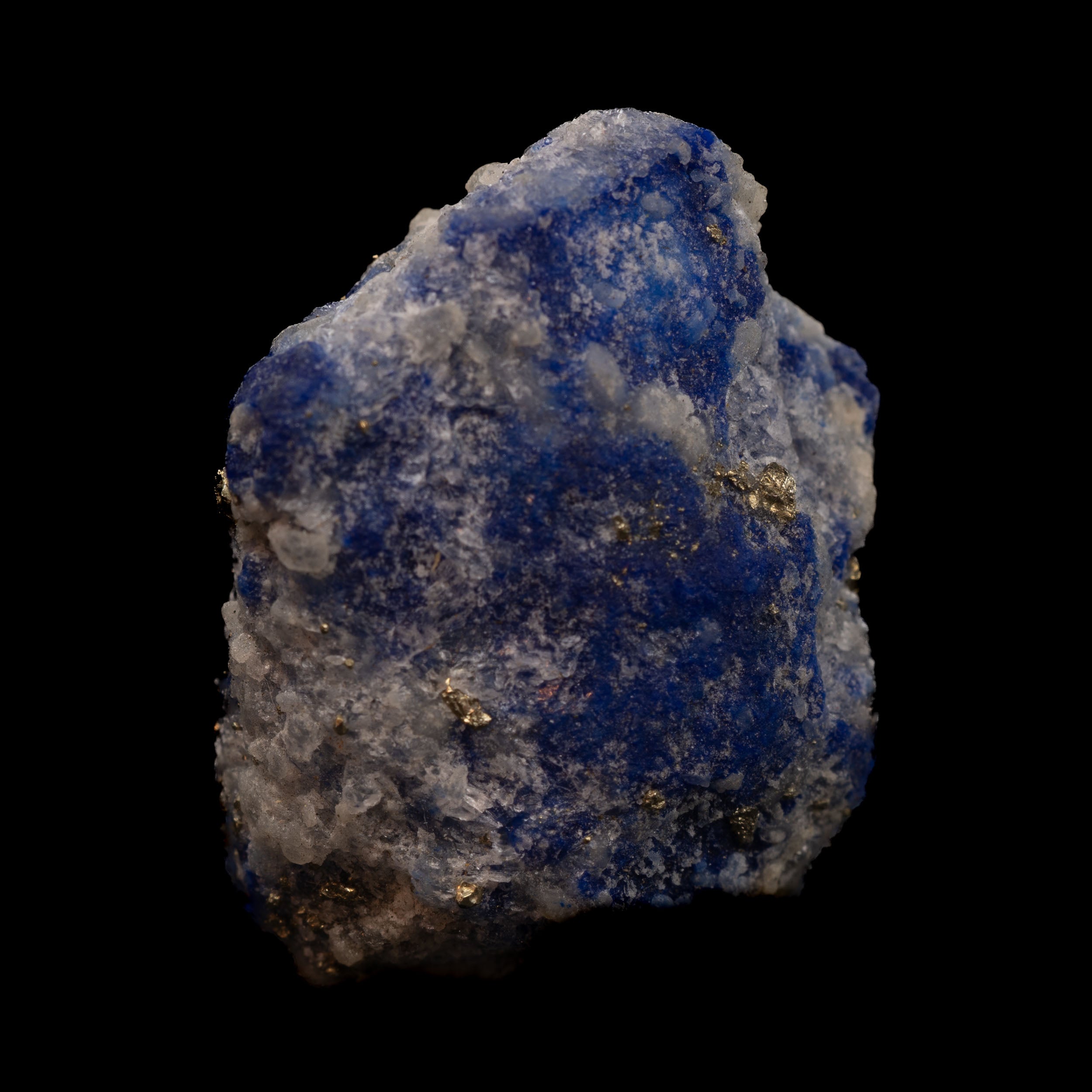 Royal Blue Lapis Lazuli with Lazurite, Pyrite & Calcite, 10g