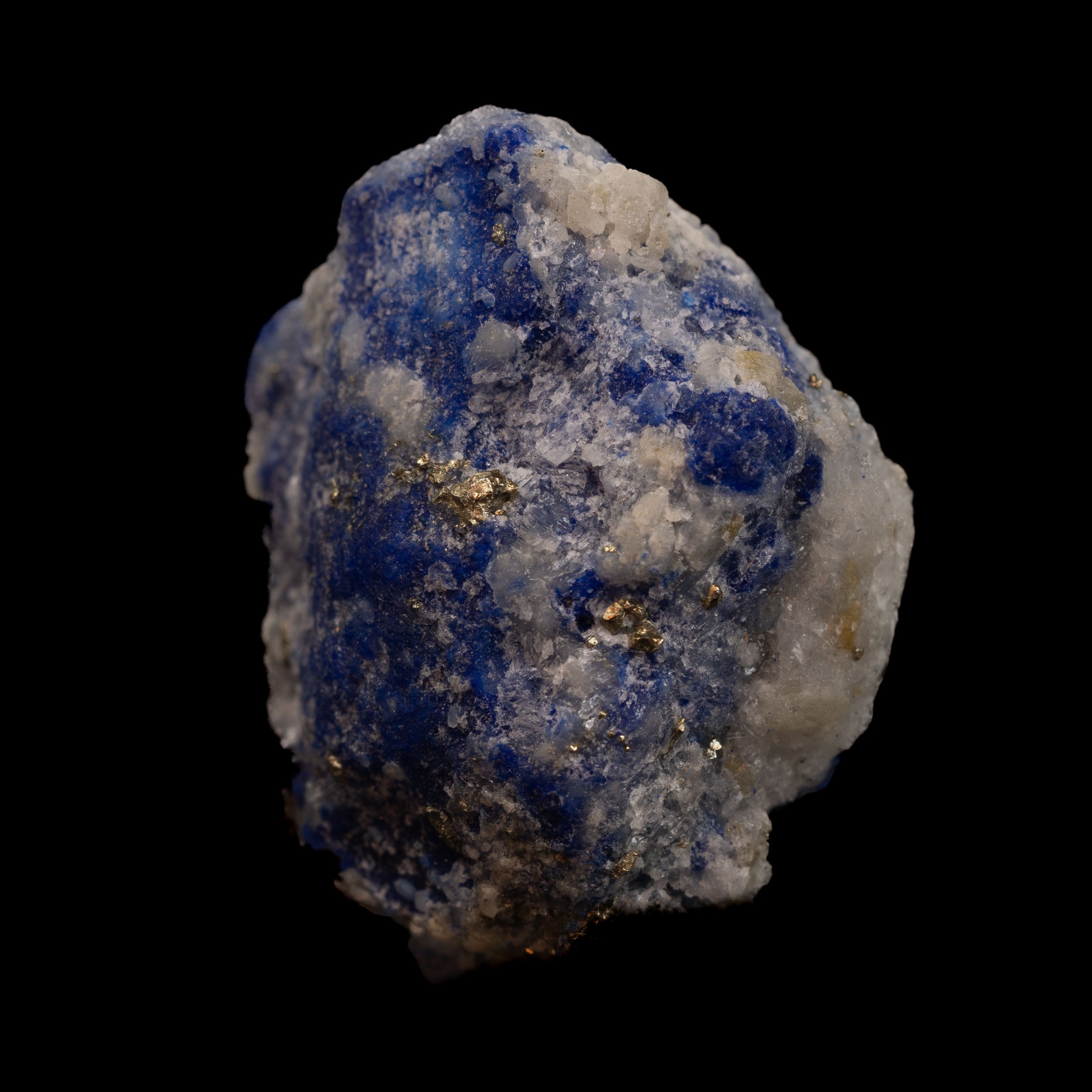 Royal Blue Lapis Lazuli with Lazurite, Pyrite & Calcite, 10g